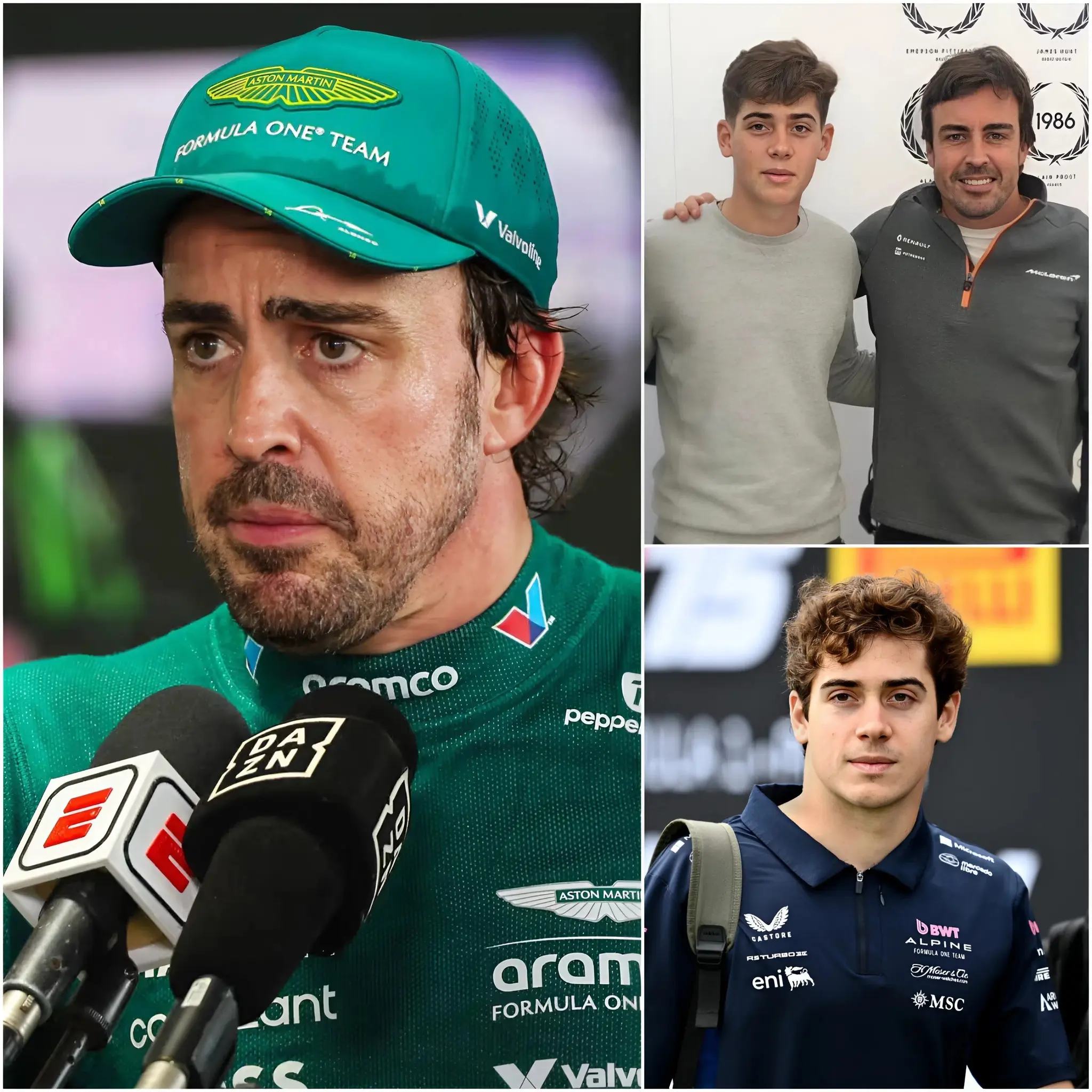 Cover Image for HACE 15 MINUTOS 🛑 Fernando Alonso no se contuvo y publicó una declaración contundente en defensa de Franco Colapinto: “Lo que están haciendo con él es un verdadero escándalo y una vergüenza para la Fórmula 1.