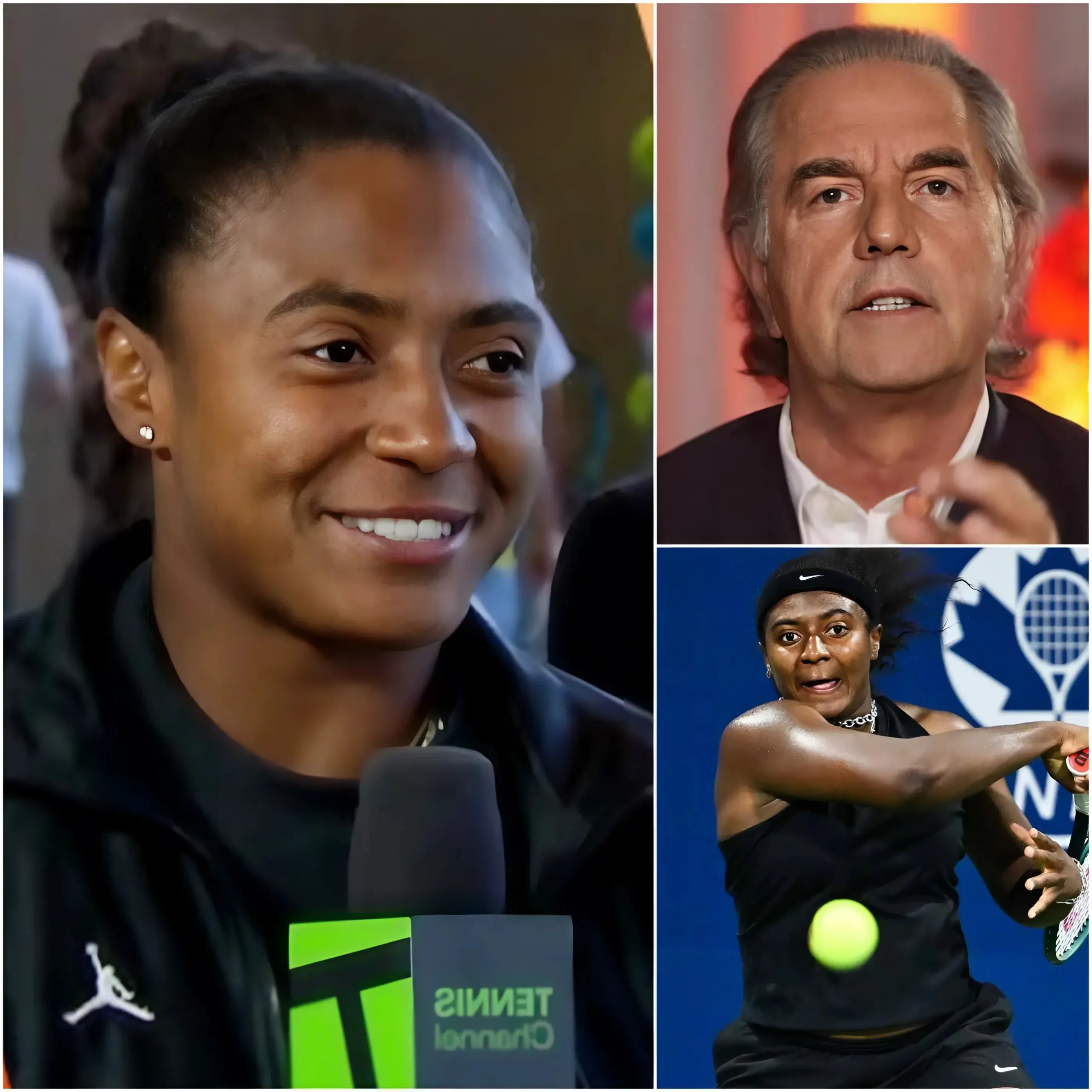 Cover Image for ⚡🎾 “She’s just a tennis player.” That’s what Paolo Bertolucci said just seconds before Hailey Baptiste silenced the studio with a calm but powerful response live on television
