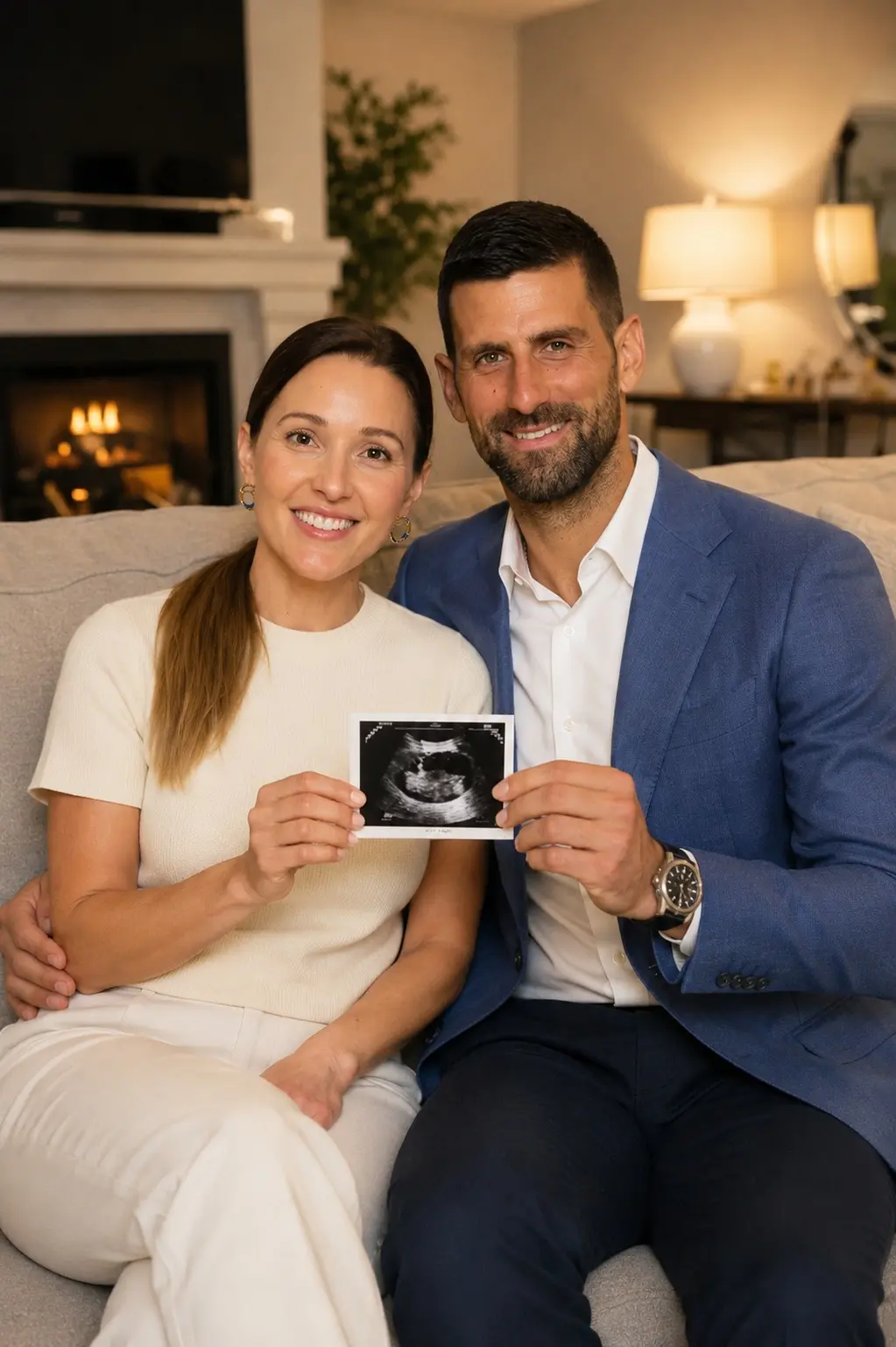 Cover Image for 🎉 Congratulations! Novak Djokovic and his wife Jelena are reportedly sharing a deeply joyful personal update, after learning they are eight weeks into an exciting twin pregnancy.