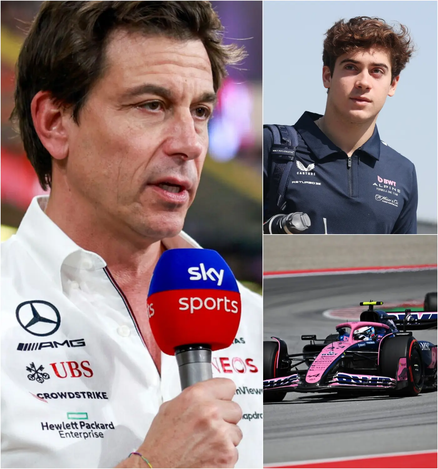 Cover Image for 🚨“¡TIENE APENAS 22 AÑOS—¿DE VERDAD VAN A HACERLE ESTO?!” — Toto Wolff sorprendió al paddock al romper el silencio y salir públicamente en defensa de Franco Colapinto tras la creciente tormenta de críticas por su supuesta victoria “controvertida”.