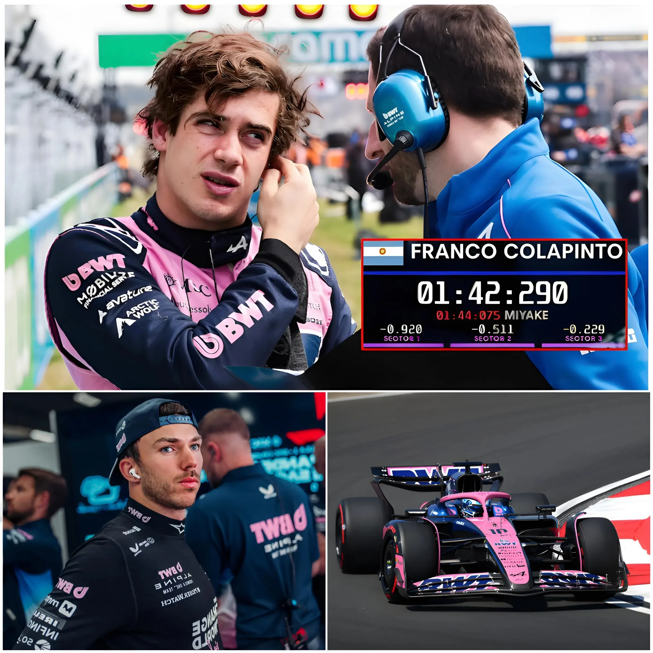 Cover Image for 😱 “¡¿ES SIQUIERA HUMANO?!” — Pierre Gasly quedó completamente sin palabras tras ver cómo Franco Colapinto logró lo que en el automovilismo muchos consideran “imposible”.