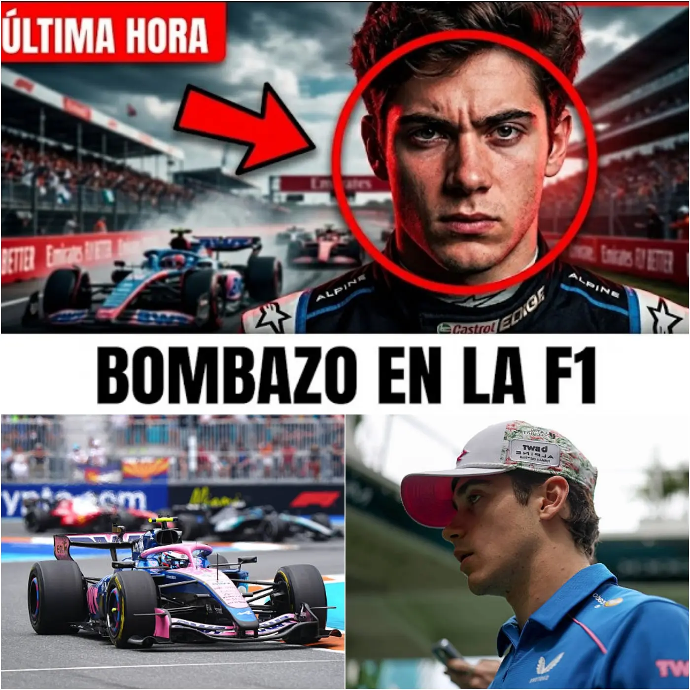 Cover Image for ¡ÚLTIMO MOMENTO HOY! COLAPINTO SACUDE LA F1 Y DEJA EL PADDOCK DE ALPINE EN CAOS TOTAL