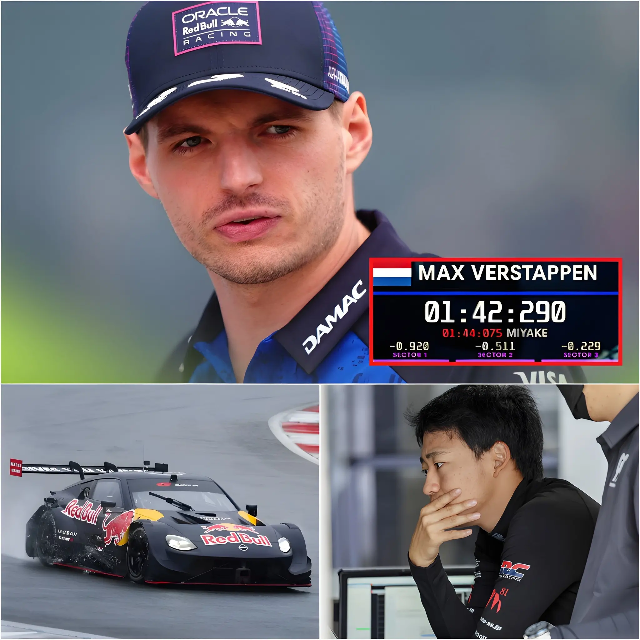 Cover Image for “Is hij wel een mens?!” — Atsushi Miyake was compleet sprakeloos nadat hij Max Verstappen iets had zien presteren wat de Japanse autosportwereld als “onmogelijk” beschouwt.