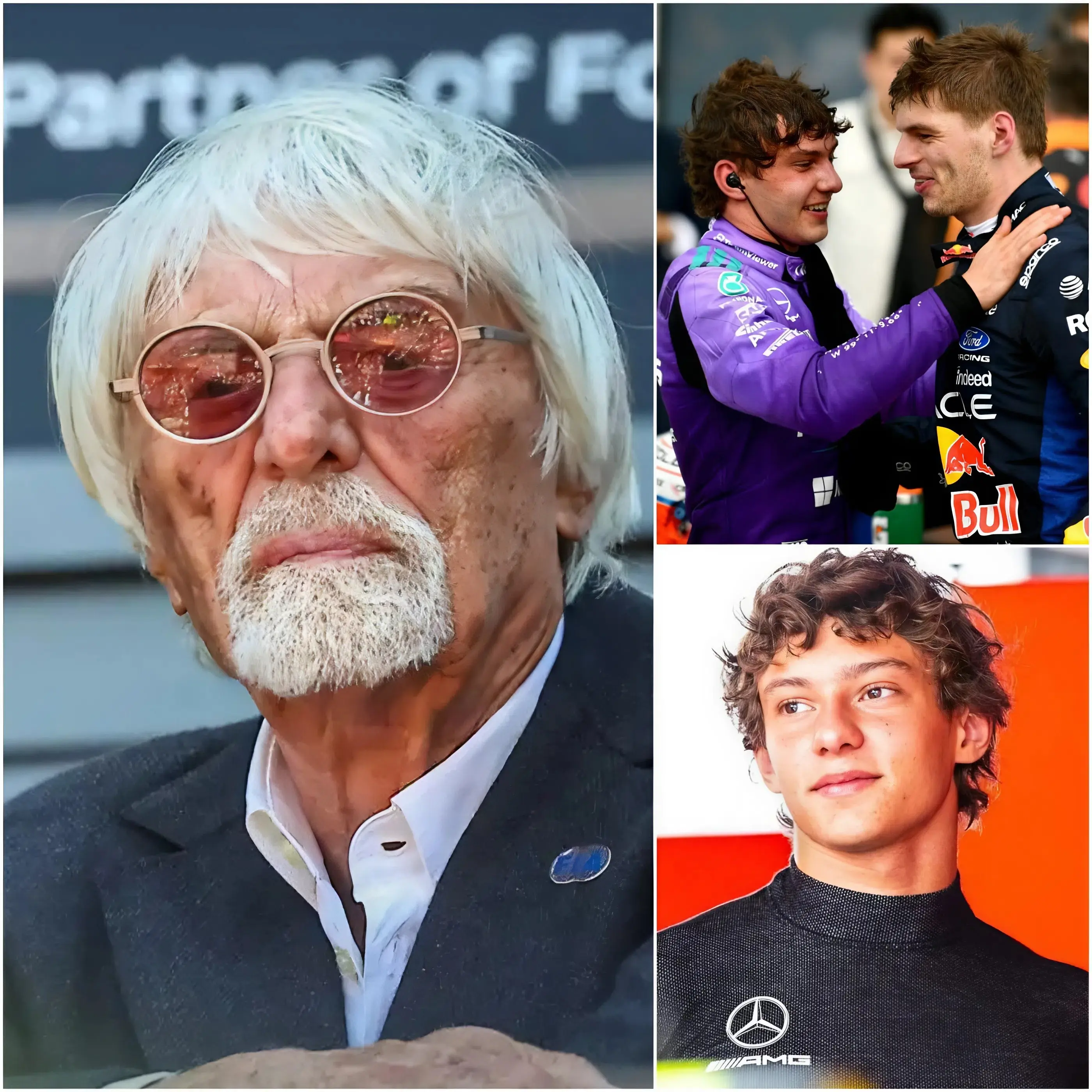 Cover Image for 🚨 “LA NUOVA ERA DELLA F1 È INIZIATA.” — Bernie Ecclestone ha appena scatenato il delirio nel mondo della Formula 1 con i suoi commenti su Kimi Antonelli 😳