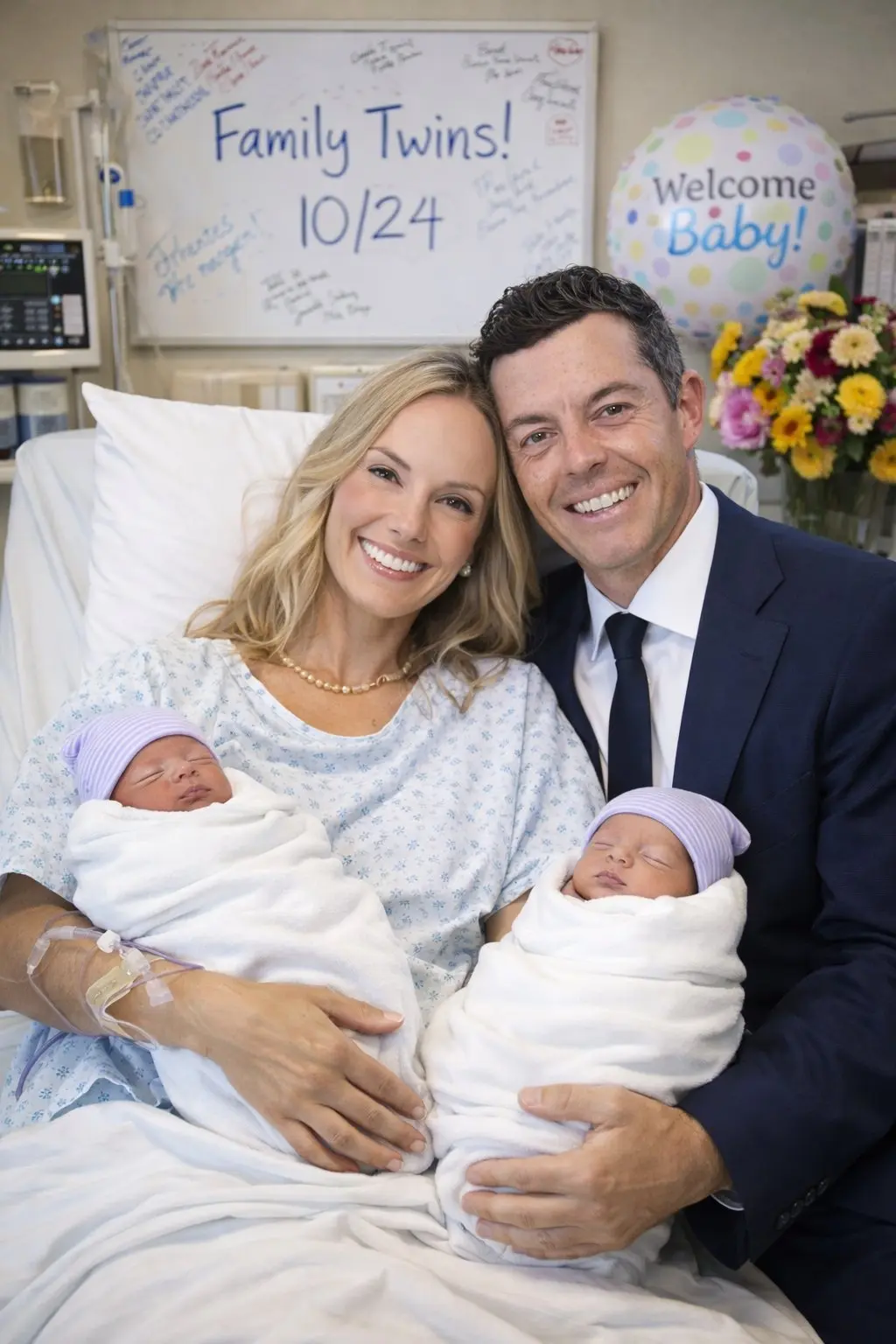 Cover Image for 🚨 BREAKING: Golf Superstar Rory McIlroy and Wife Erica Stoll Shock the World — Welcome Twin Babies in Their 30s, and the Names Are Taking the Internet by Storm
