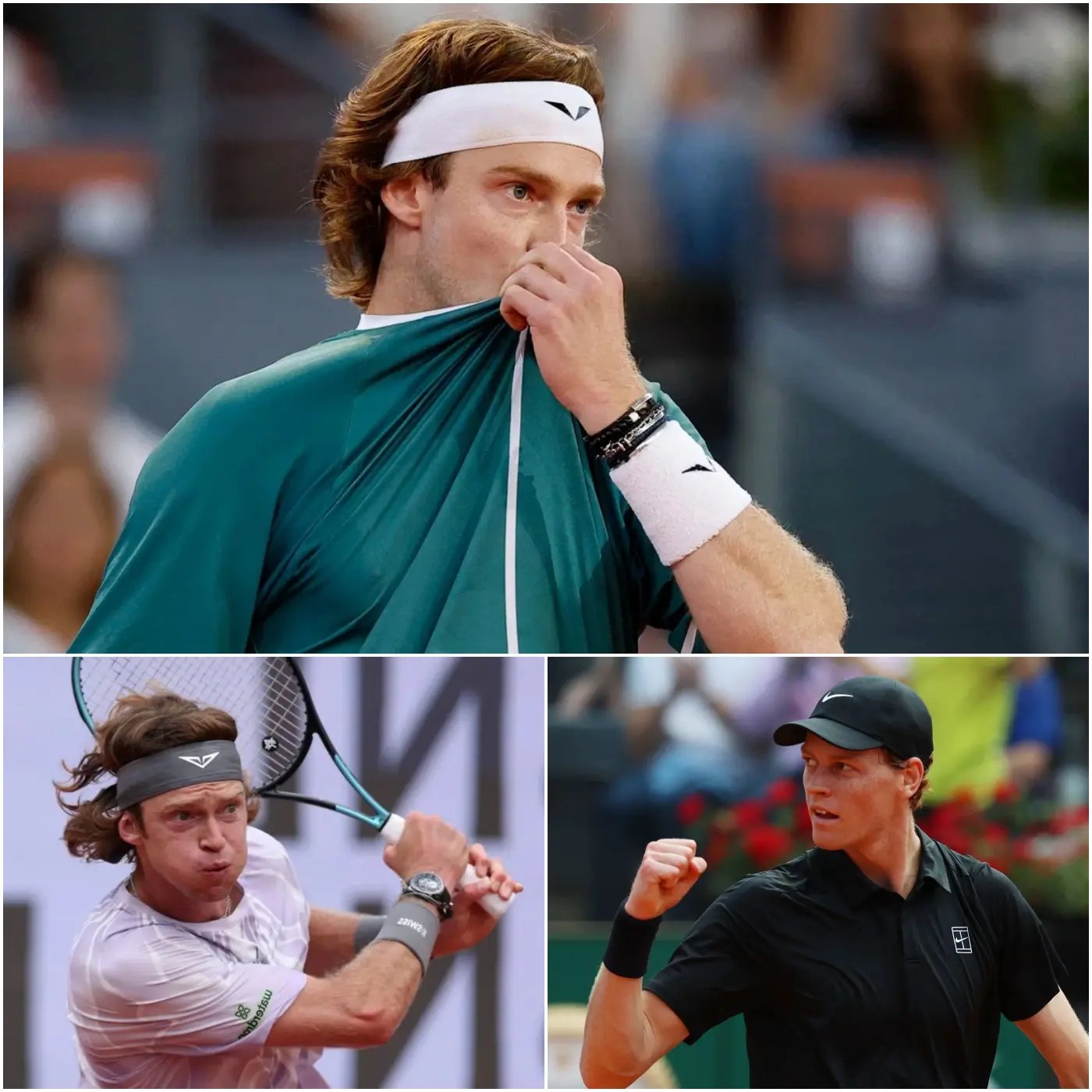 Cover Image for Andrey Rublev fa esplodere il Foro Italico: il russo si rifiuta di giocare contro Sinner e lo accusa di essere un