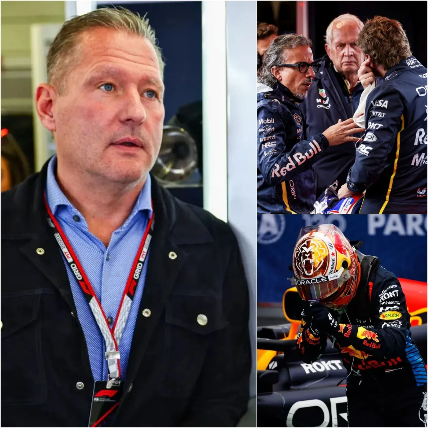 Cover Image for ¡IMPRESIONANTE NOTICIA DE LA F1! 🔥 “¡MI HIJO NO CORRERÁ EN LA PRÓXIMA CARRERA DE CANADÁ!” – Jos Verstappen ha sacudido el mundo del automovilismo al anunciar que Max Verstappen ABANDONARÁ LA F1 tras una serie de controversias en torno a la nueva normativa técnica de la FIA y el grave declive del rendimiento de Red Bull