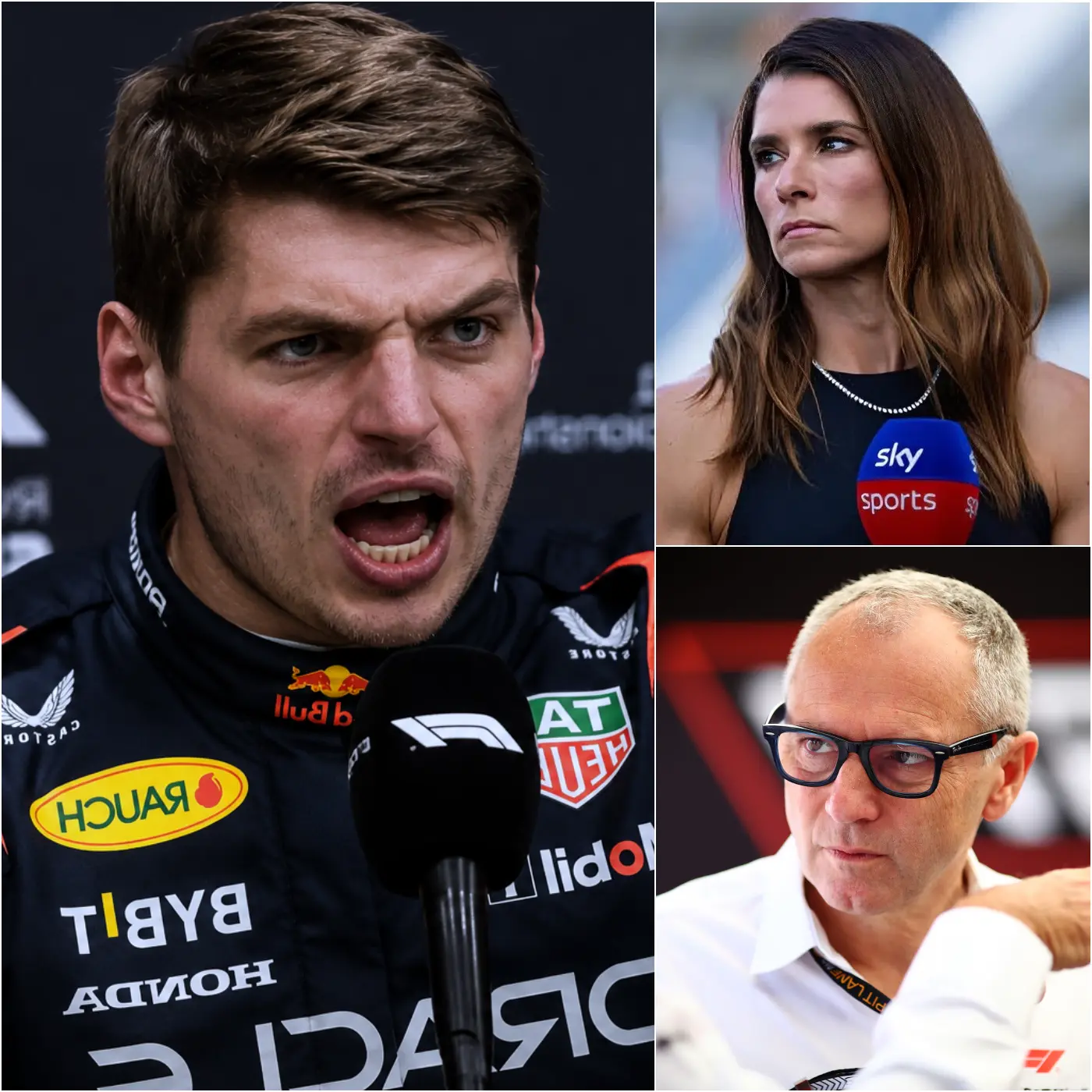 Cover Image for “Laat mijn familie en mijn land hierbuiten!” Max Verstappen heeft eindelijk zijn stilte verbroken en gereageerd op Danica Patrick, nadat zij de Amerikaanse coureur Michael McDowell verdedigde na diens tweede plaats in de race op Watkins Glen in 2026.