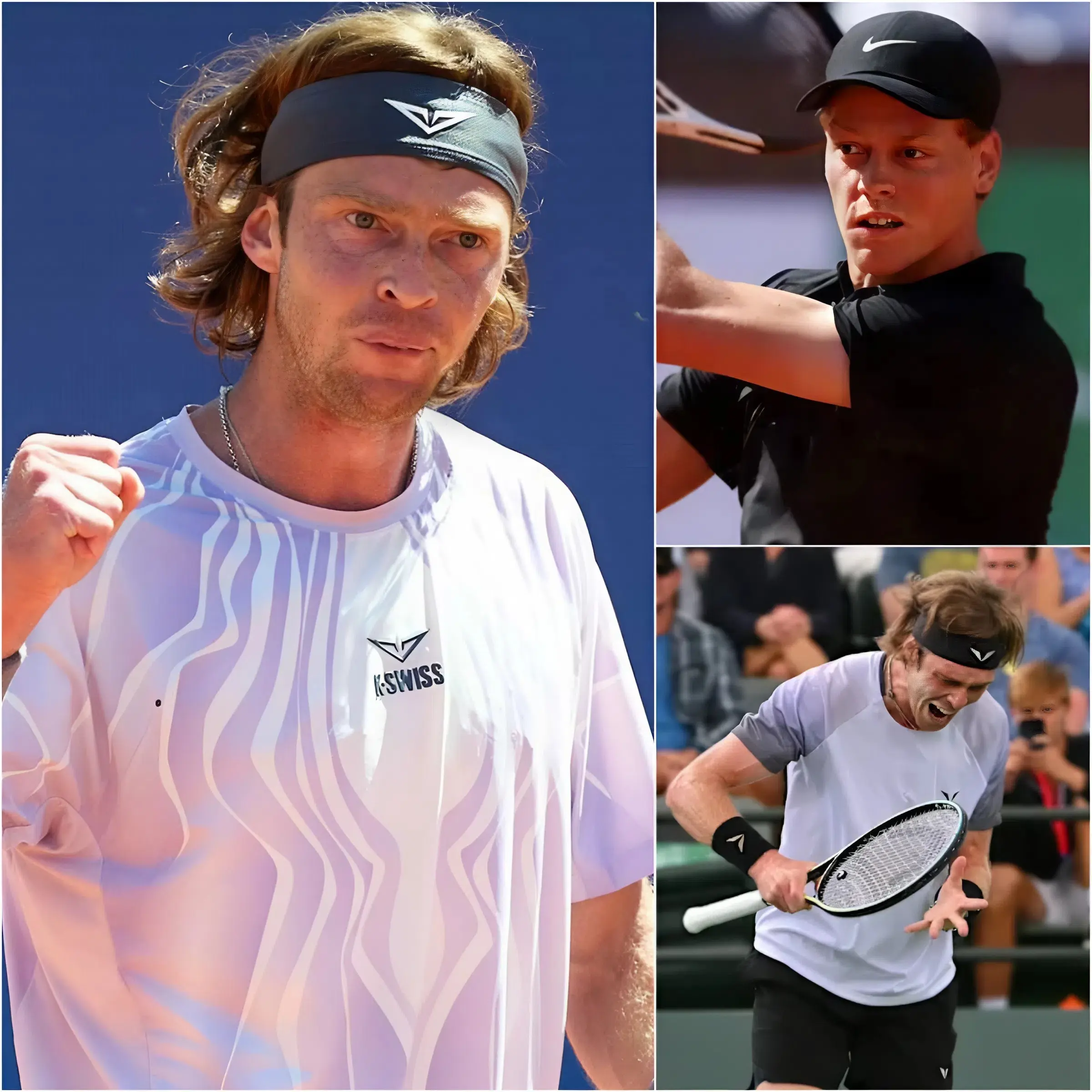 Cover Image for SHOCKING: Andrey Rublev’s coach ACCUSES Jannik Sinner of using a tiny hidden microphone inside his wristband to receive tactical instructions from his coach during the match.