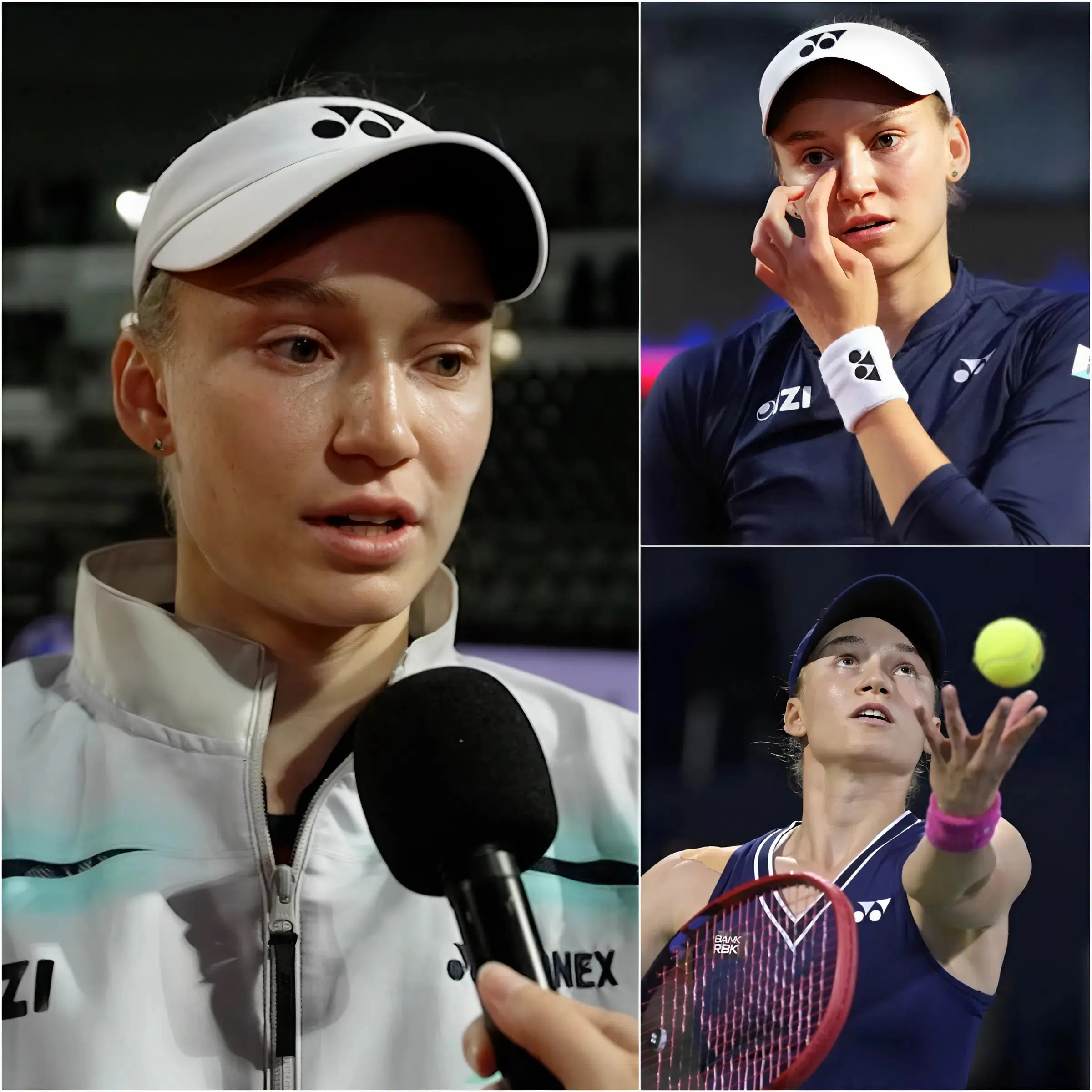 Cover Image for 🚨🚨 “IT’S HORRIBLE… PLEASE, STOP IT!” — Elena Rybakina couldn’t hide her fear after her defeat at the Italian Open, but what truly shattered her was not the loss, but… What a shame for such behavior. 💔 – Copy