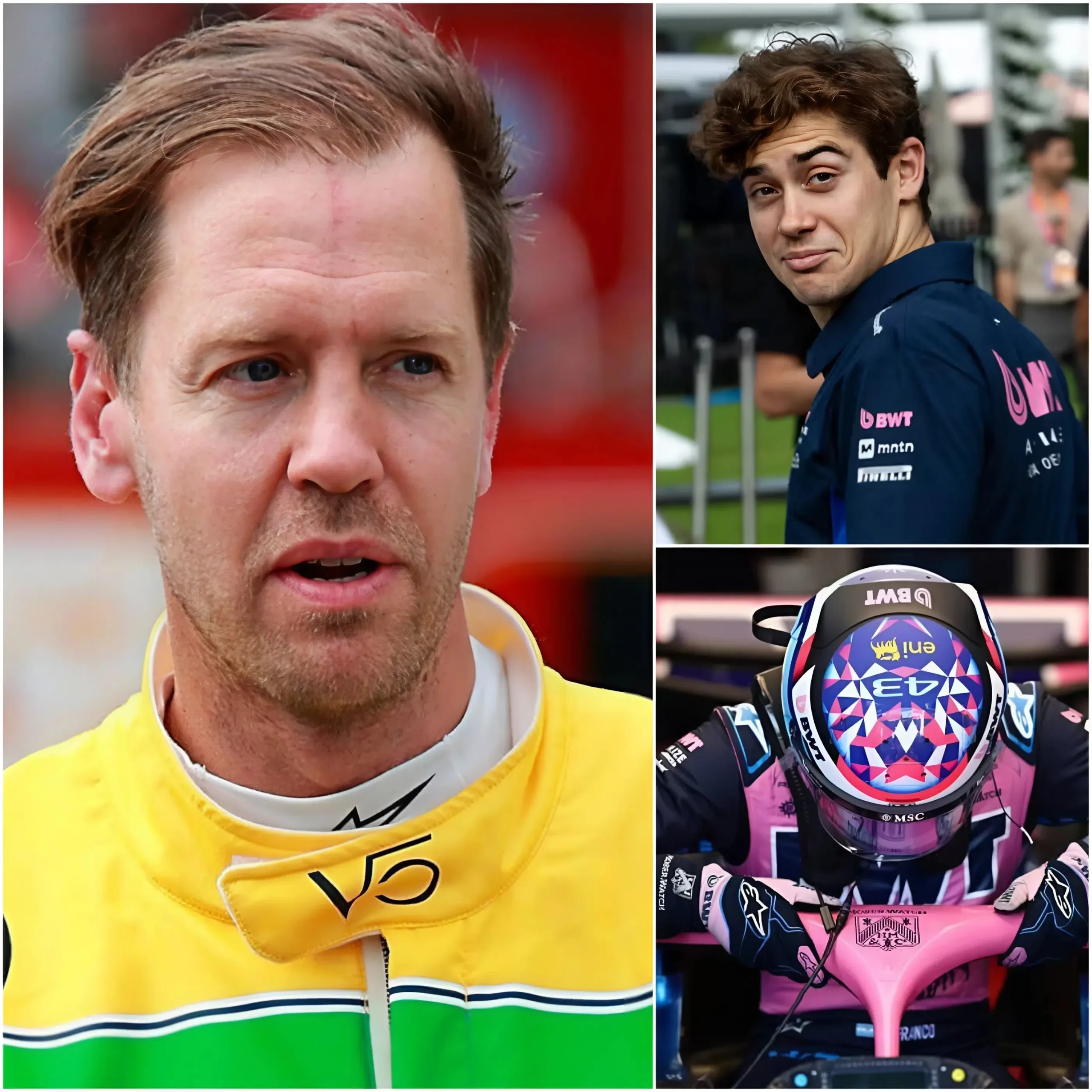 Cover Image for 🚨EXPLOSIÓN:🚨 “NO TE COMPORTES COMO SI NO HUBIERAS PARTIDO DESDE CERO” – Franco Colapinto acaba de provocar una bomba mediática impactante en la sala de prensa de la F1 al “golpear verbalmente” al veterano piloto Sebastian Vettel