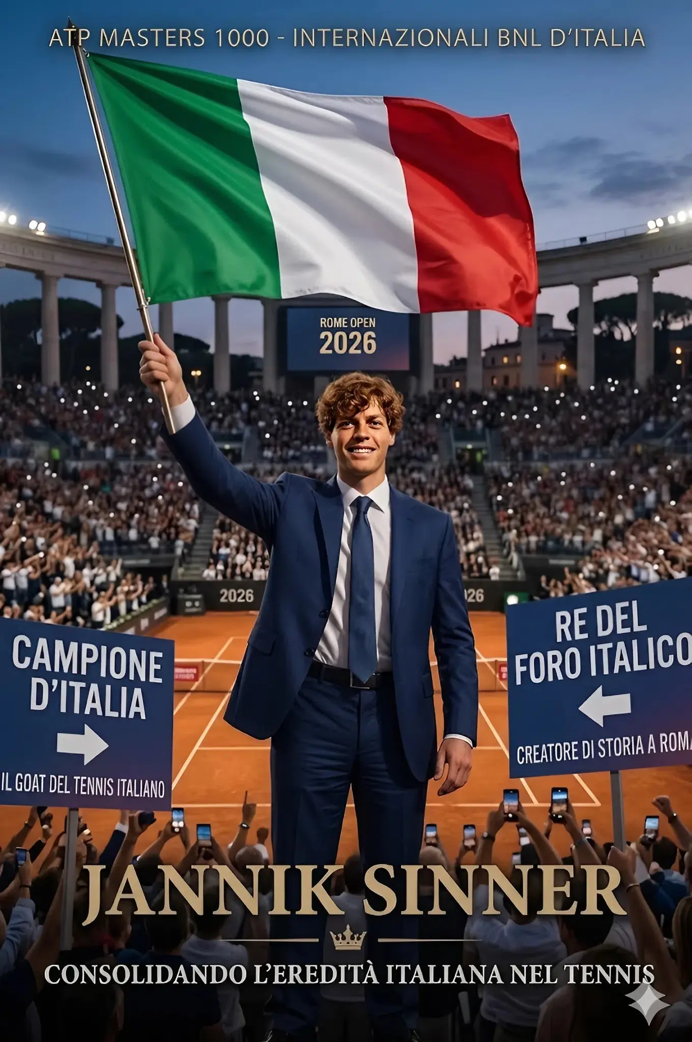 Cover Image for 🚨ULTIME NOTIZIE: Jannik Sinner ha creato un momento che ha fatto piombare lo stadio nel silenzio totale durante gli Italian Open — e i tifosi non lo dimenticheranno mai
