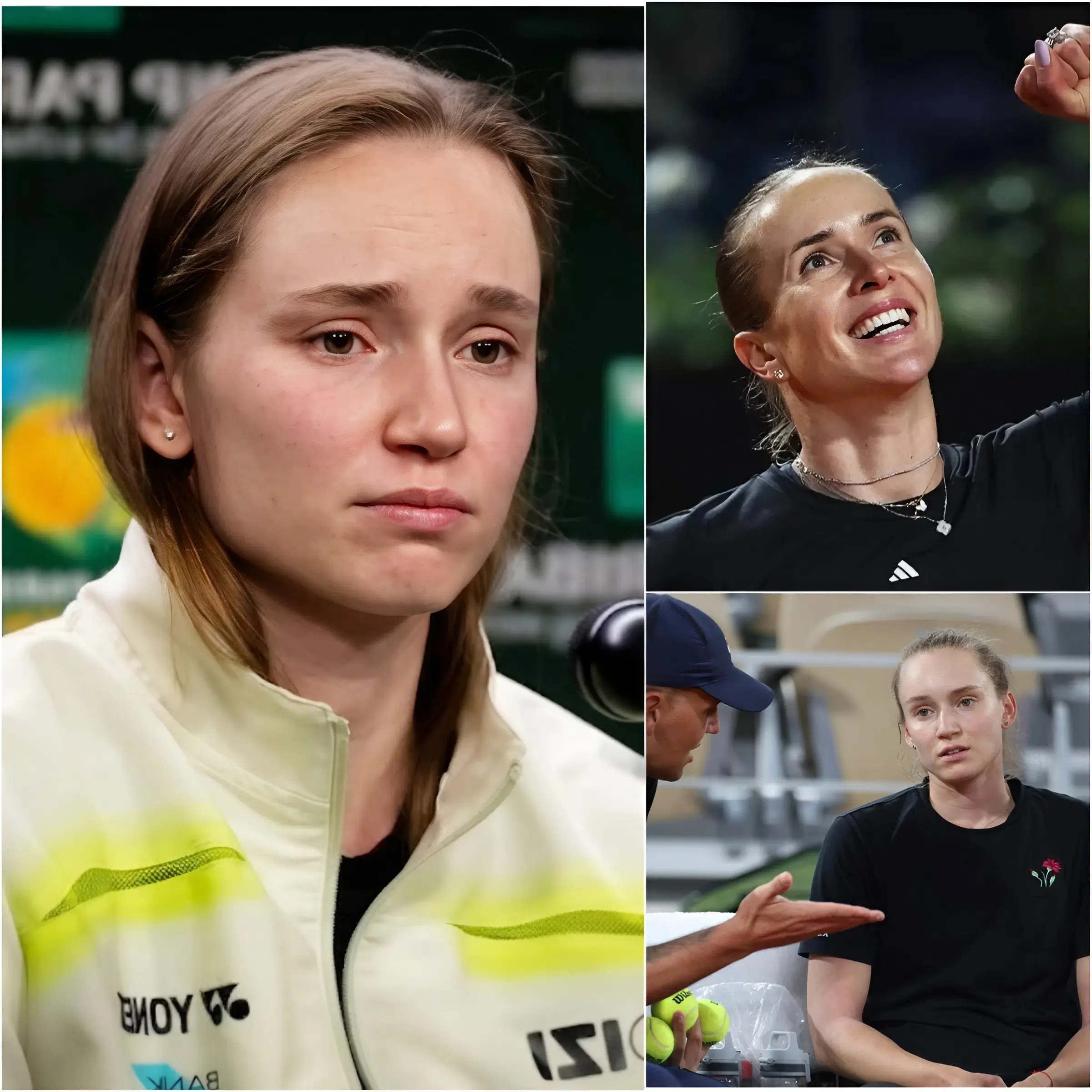 Cover Image for 🛑🎾 SHOCKING: Elena Rybakina UNEXPECTEDLY REVEALED A HORRIFYING TRUTH after a heartbreaking defeat against Elina Svitolina. The entire stadium was stunned after Rybakina’s 2-6, 6-4, 6-4 loss to Svitolina.