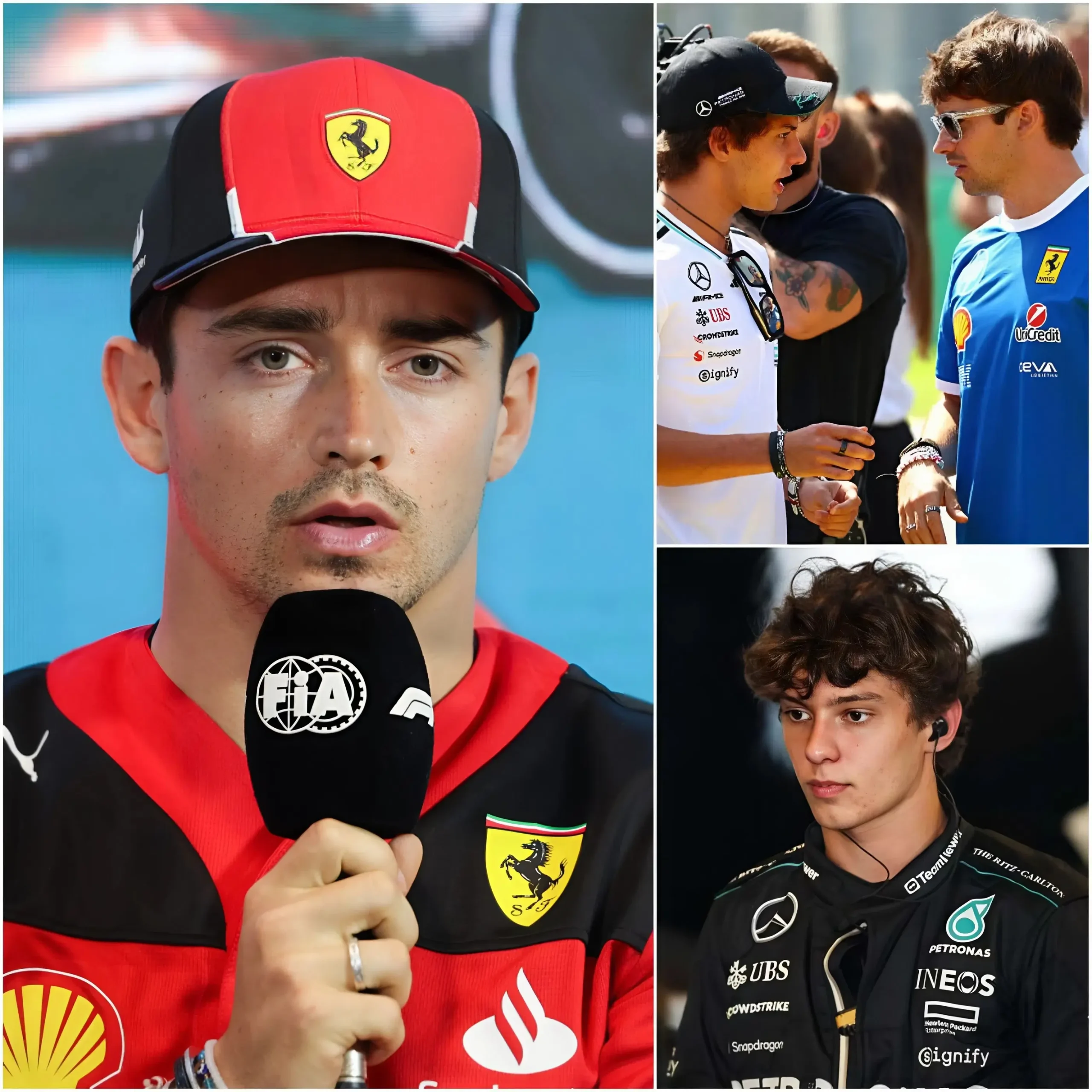 Cover Image for 🚨 “NON CREDO SIA ALLO STESSO LIVELLO.” — Charles Leclerc sta scatenando un putiferio nella comunità della F1 dopo questa dichiarazione, che si ritiene sia rivolta direttamente a Kimi Antonelli 😳