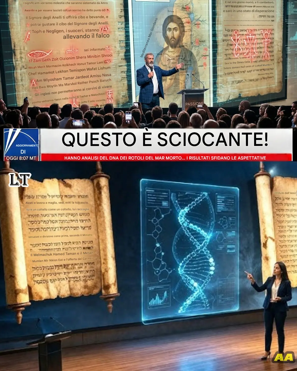 Cover Image for 🚨 GLI SCIENZIATI HANNO TESTATO IL DNA DEI ROTOLI DEL MAR MORTO — I RISULTATI SFIDANO OGNI VERSIONE UFFICIALE 🚨