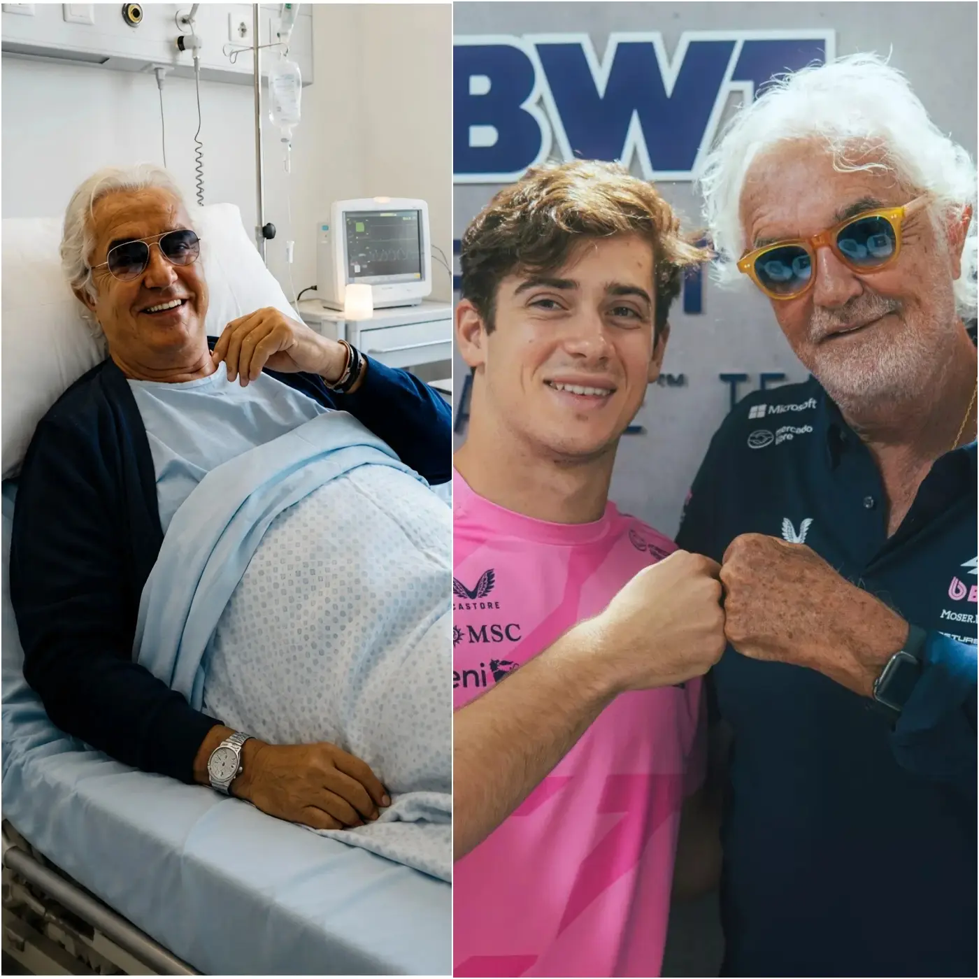 Cover Image for 💔😭 TRAGEDIA QUE SACUDE A LA F1: Flavio Briatore, completamente devastado y entre lágrimas, confesó que enfrenta una dura batalla contra el cáncer y estremeció al mundo con una revelación desgarradora — “Solo le pido a la vida resistir lo suficiente para ver a Franco Colapinto convertirse en una leyenda eterna de la Fórmula 1”