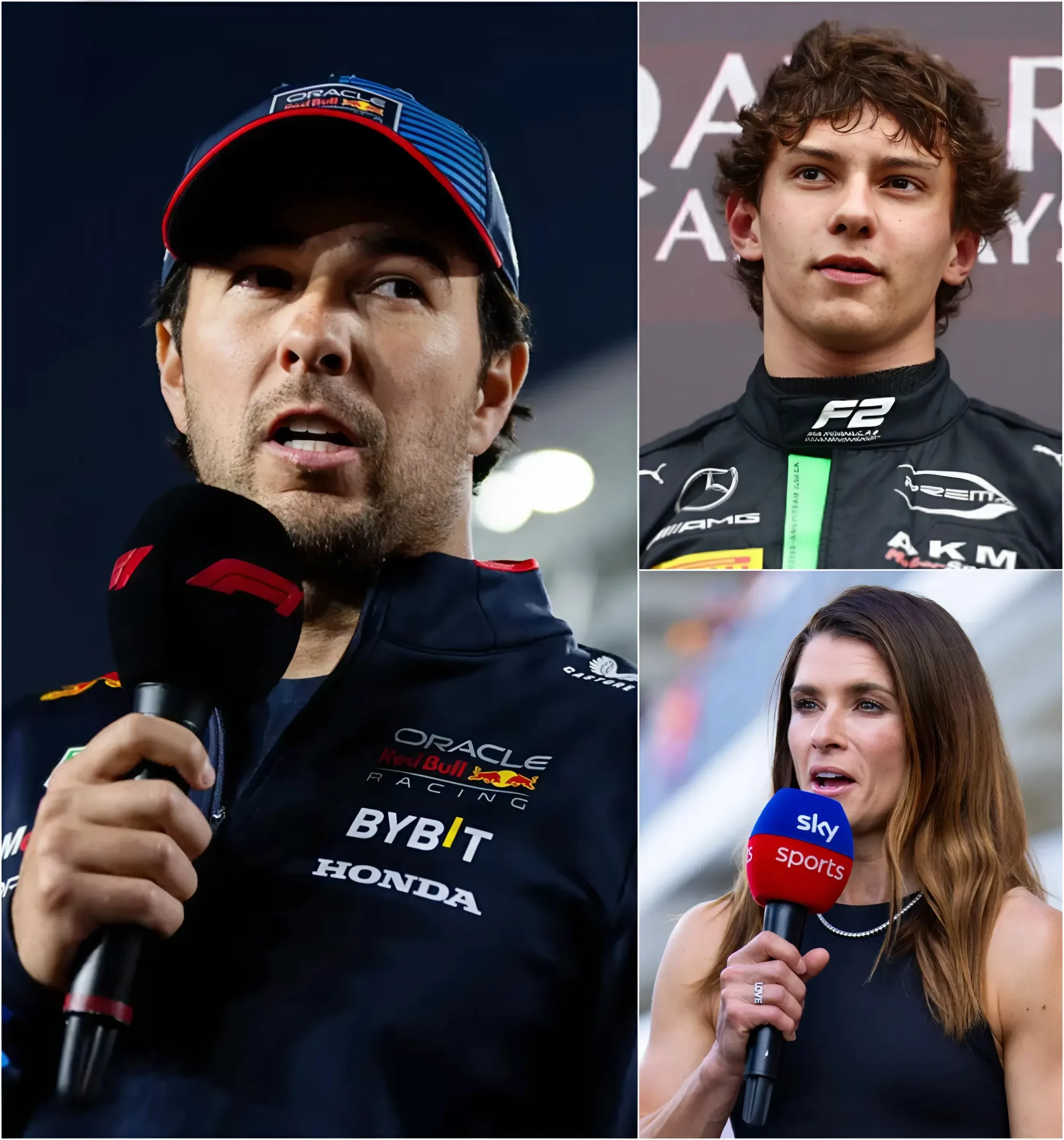 Cover Image for JUST IN — Sergio Pérez has reportedly broken his silence to strongly defend Kimi Antonelli amid growing criticism from Danica Patrick.