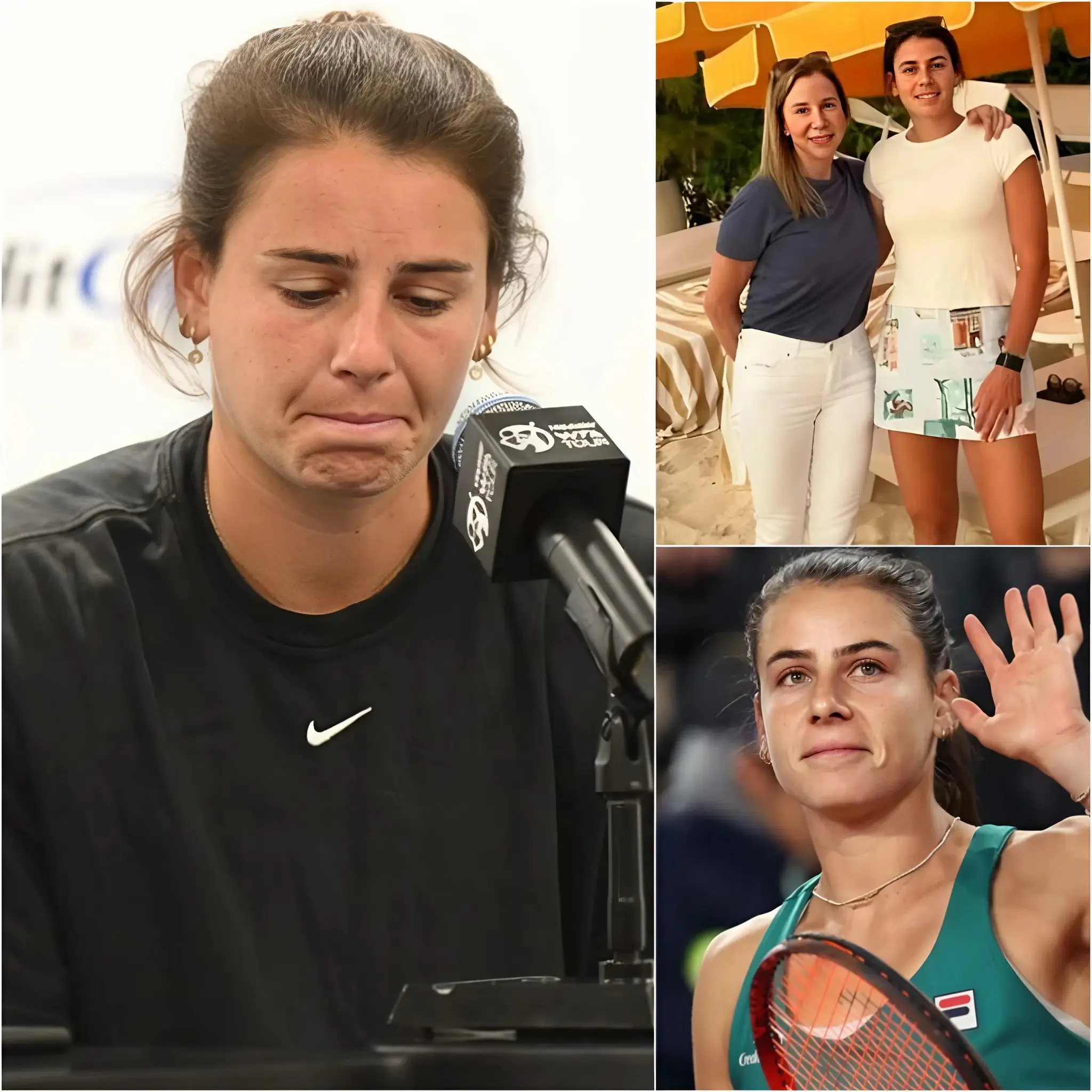 Cover Image for 💔🎾 “I DON’T KNOW HOW MUCH LONGER I CAN HOLD A RACKET…” — Emma Navarro shocked the tennis world with her unexpected statement after her painful defeat at the WTA 125K Paris.