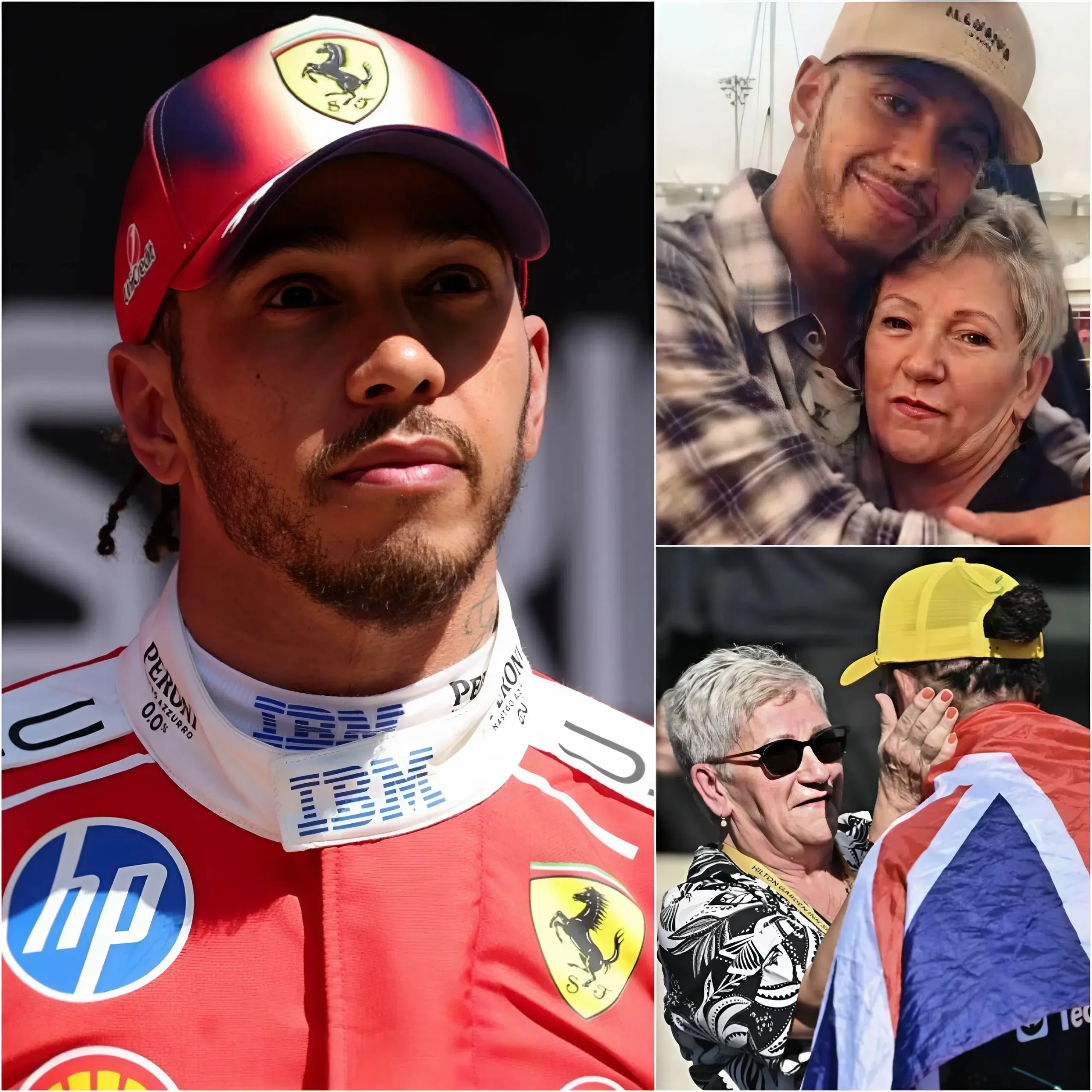 Cover Image for 💔 “People think I’m just successful and talented… but that’s not the full story.” — Lewis Hamilton reportedly became emotional while speaking about the person he says has supported him unconditionally through every moment of his life: his mother.