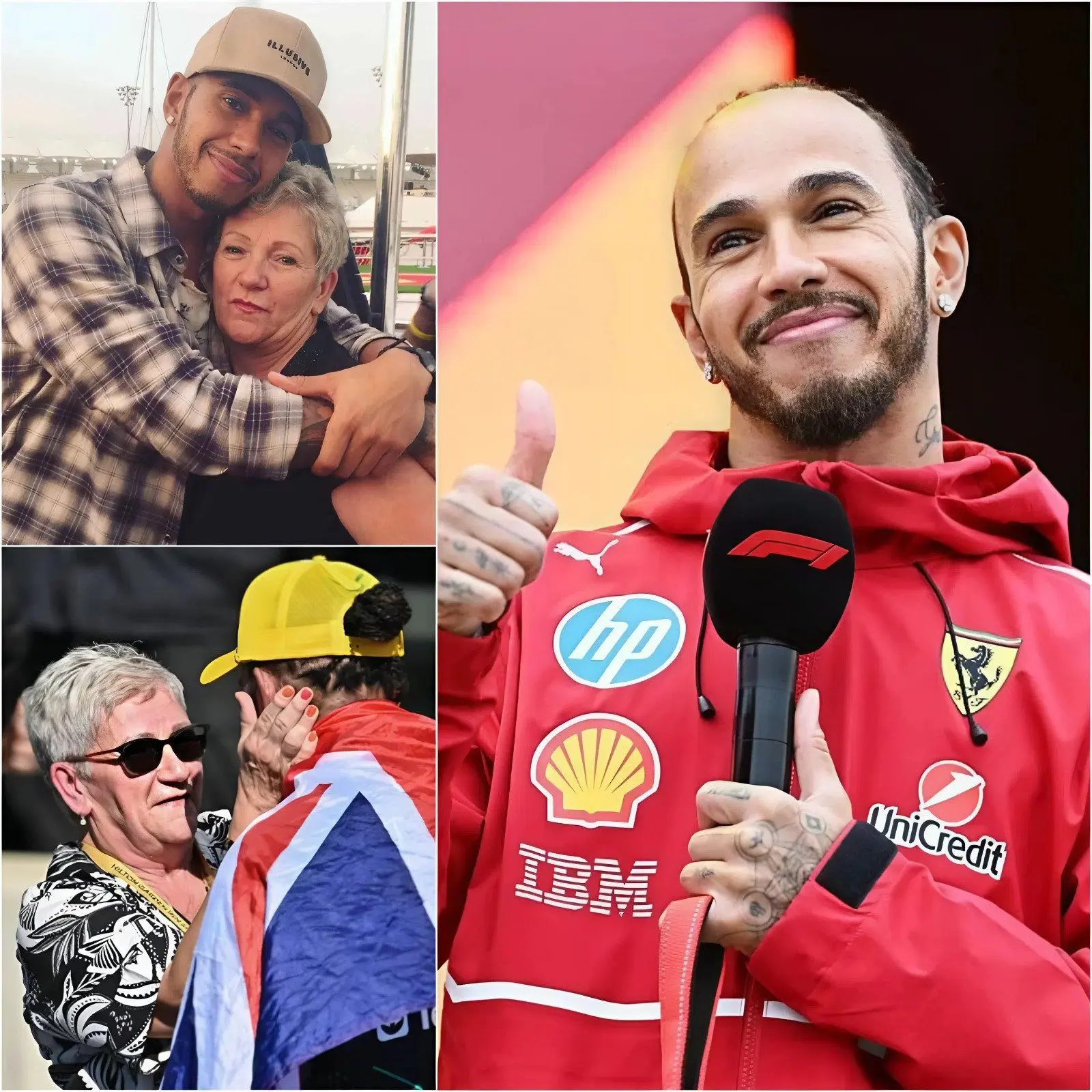 Cover Image for 💔 «La gente pensa che io sia semplicemente di successo e di talento… ma non è tutta la storia». — A quanto si racconta, Lewis Hamilton si è commosso parlando della persona che, a suo dire, lo ha sostenuto incondizionatamente in ogni momento della sua vita: sua madre