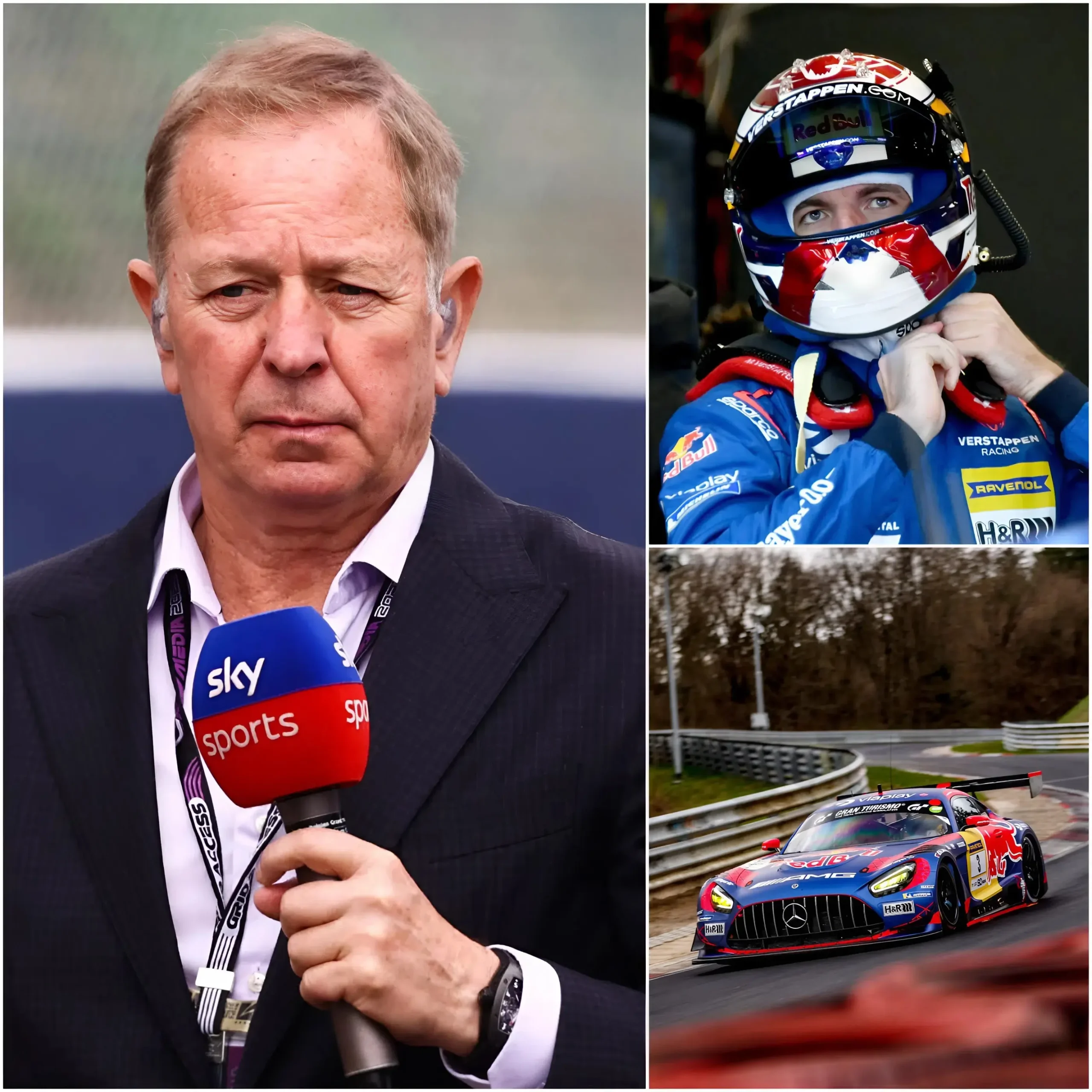 Cover Image for “NEVER, ABSOLUTELY NEVER, AND THERE WILL NEVER BE A SECOND MAX VERSTAPPEN!” — Martin Brundle sparked a wave in the motorsport world after publicly praising Max Verstappen following his insane domination at the Nürburgring 24 Hours,