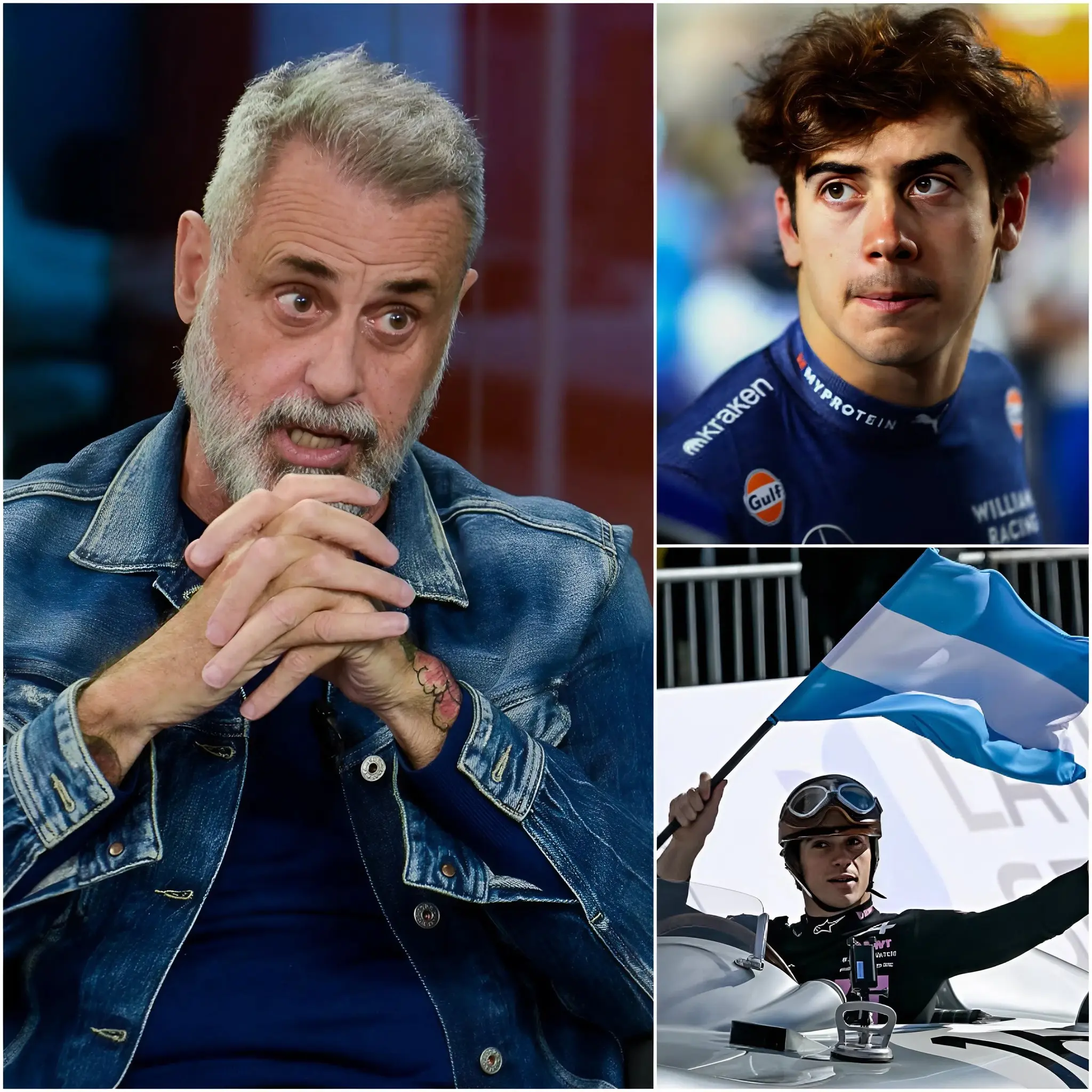 Cover Image for TENSIÓN EXPLOSIVA🔥🚨“¡NO TE METAS CONMIGO NI CON MI HONOR!” Franco Colapinto dejó a todo el auditorio en shock al apuntar directamente contra Jorge Rial. Después de una temporada llena de presión y expectativas en la Fórmula 1
