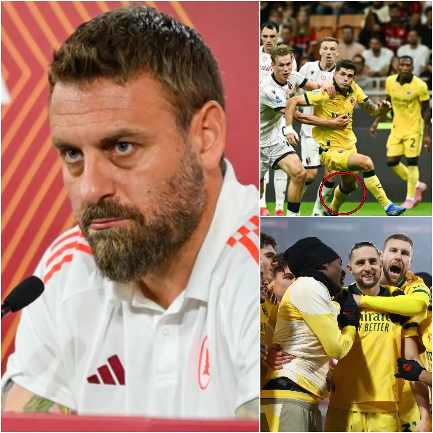 Cover Image for «CHIEDIAMO GIUSTIZIA!» 🔴 L’allenatore del Genoa Daniele De Rossi ha presentato un ricorso ufficiale alla Serie A chiedendo di ribaltare il risultato della sconfitta per 1-2 contro l’AC Milan del 17 maggio.