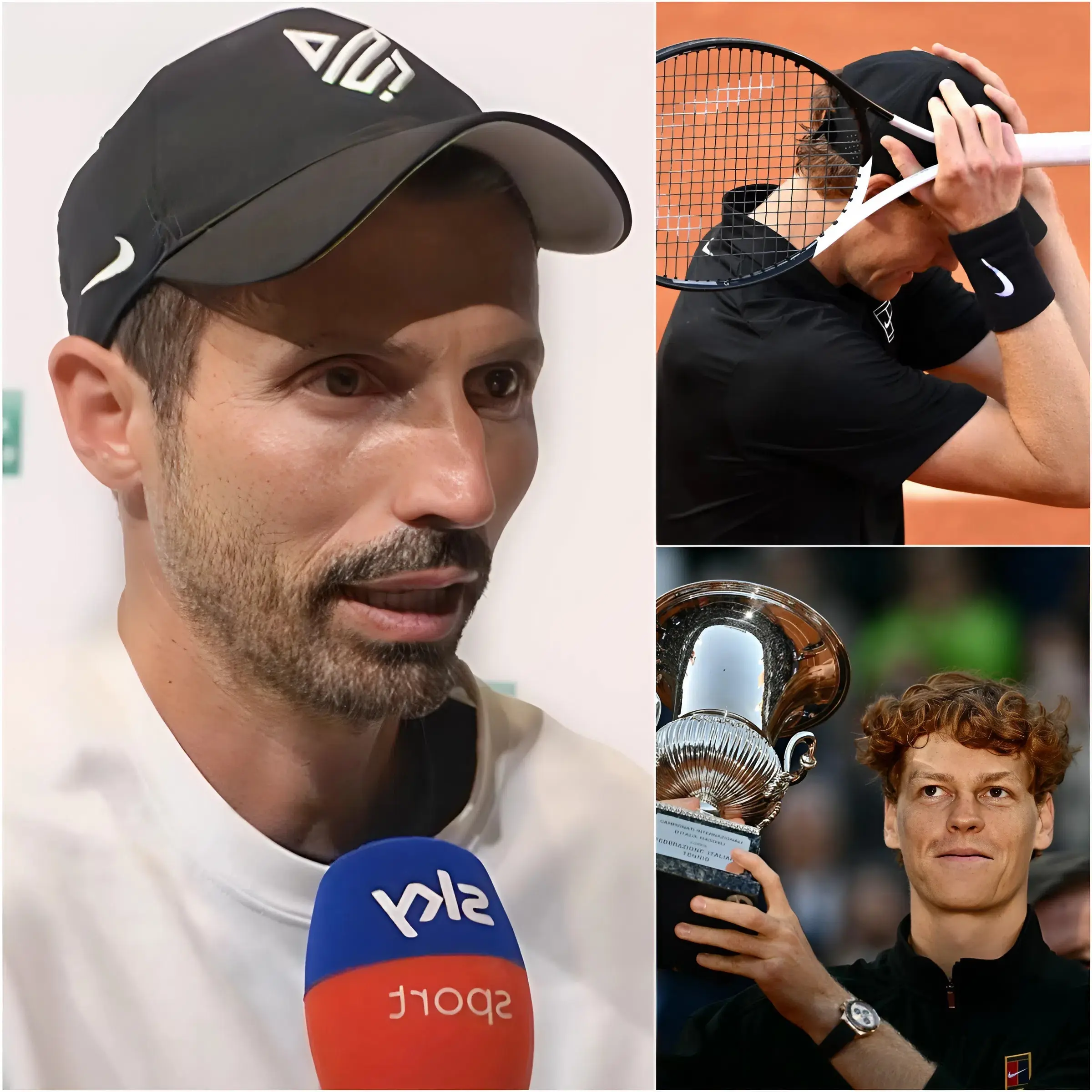 Cover Image for 🚨 JUST 17 MINUTES AGO: Coach Simone Vagnozzi revealed Jannik Sinner’s current condition. Immediately after the Rome Open final, coach Simone provided an update on Sinner’s physical status…