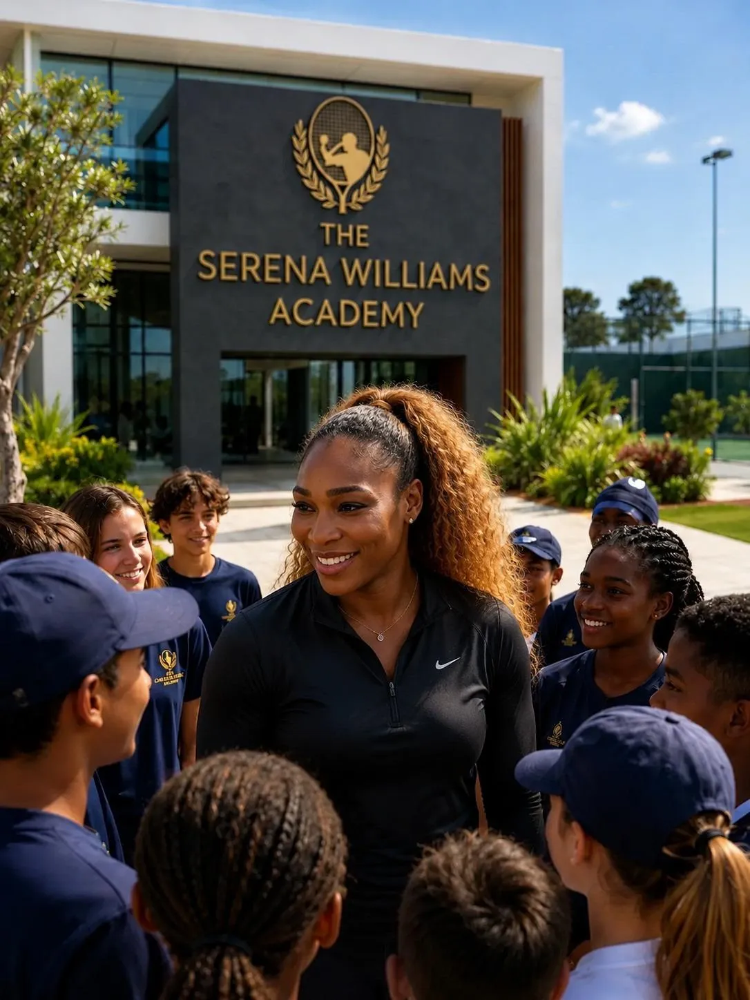 Cover Image for 🚨 Serena Williams reportedly donated $30 million to establish a private school for underprivileged children in Compton — a city that shaped her early life and tennis career.
