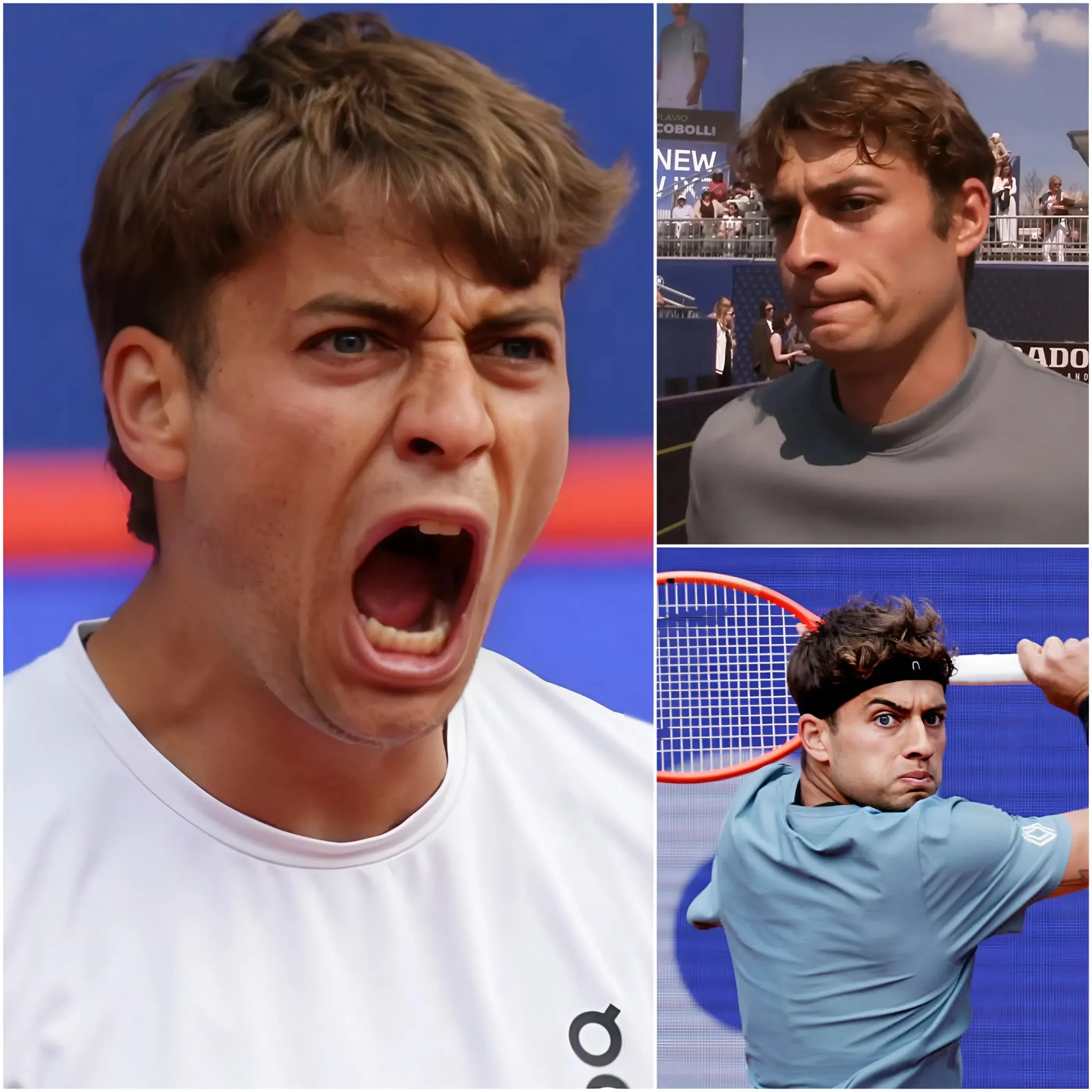 Cover Image for 🎾💔 “Voglio chiedere scusa a tutti i tifosi.” Dopo la sconfitta al Bitpanda Hamburg Open, Flavio Cobolli è scoppiato in lacrime — la sua voce tremava per l’emozione mentre cercava disperatamente di trattenere i singhiozzi.