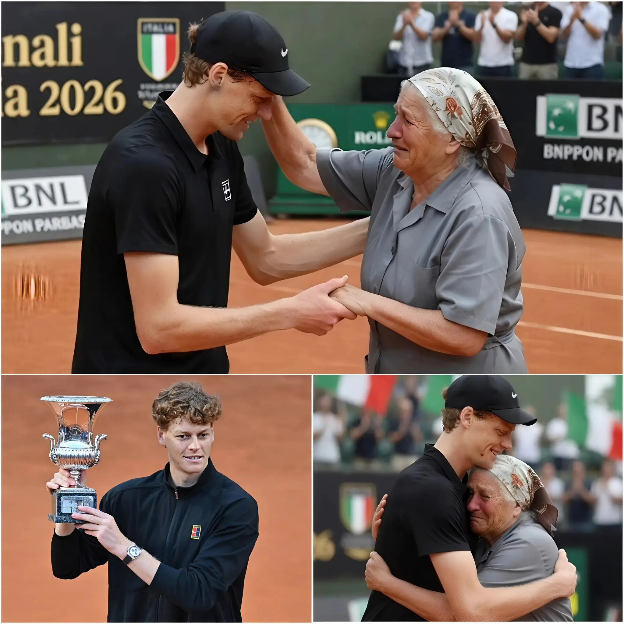 Cover Image for 🚨 A MOMENT THAT STOPPED THE ITALIAN OPEN — AND MOVED MILLIONS OF PEOPLE AROUND THE WORLD 💐