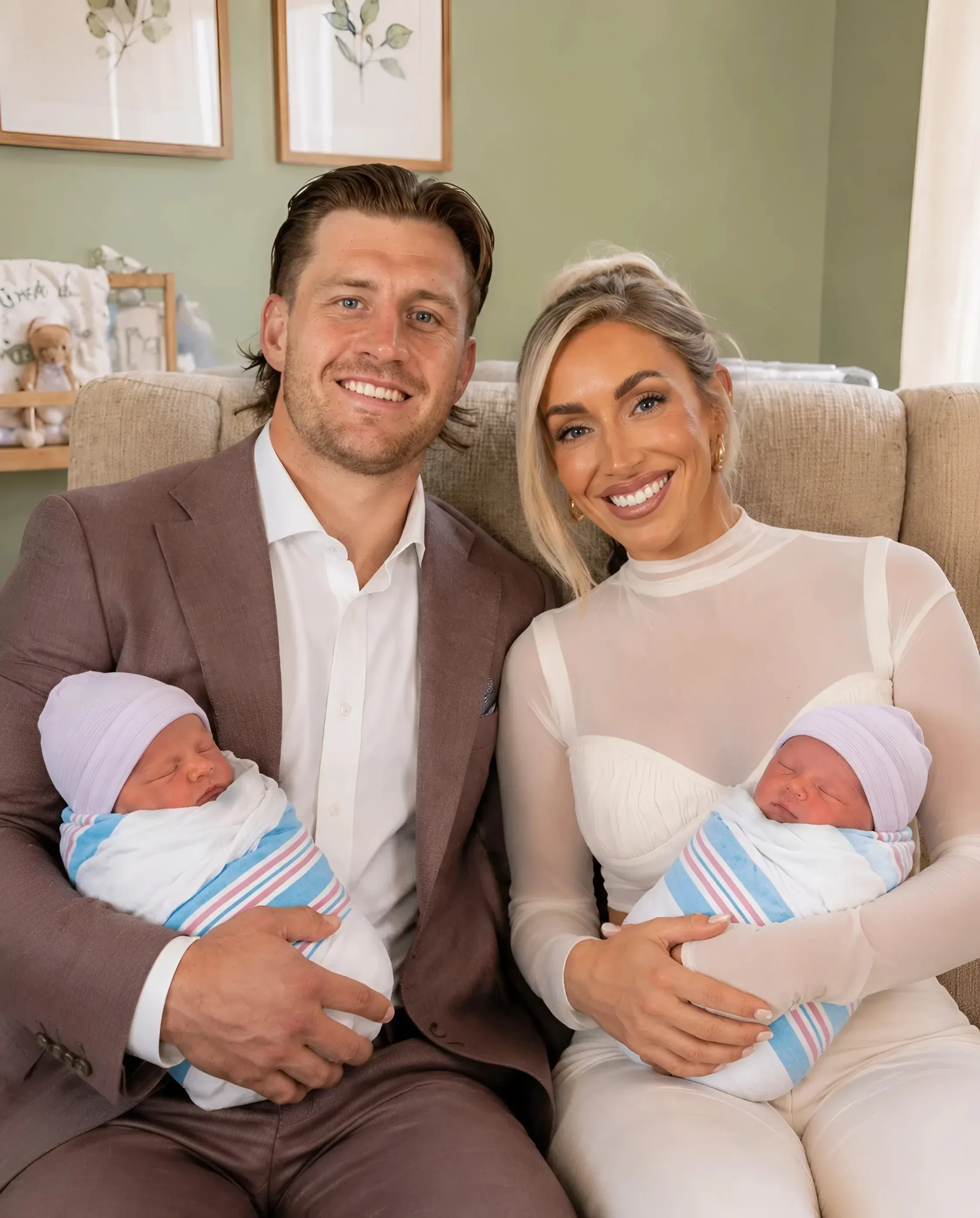 Cover Image for 🚨 BREAKING NEWS: Melbourne Storm star Cameron Munster and his wife Bianca Munster have stunned fans with an emotional “double surprise” — secretly welcoming twin babies, while the names they chose instantly melted hearts across social media ❤️👶👶