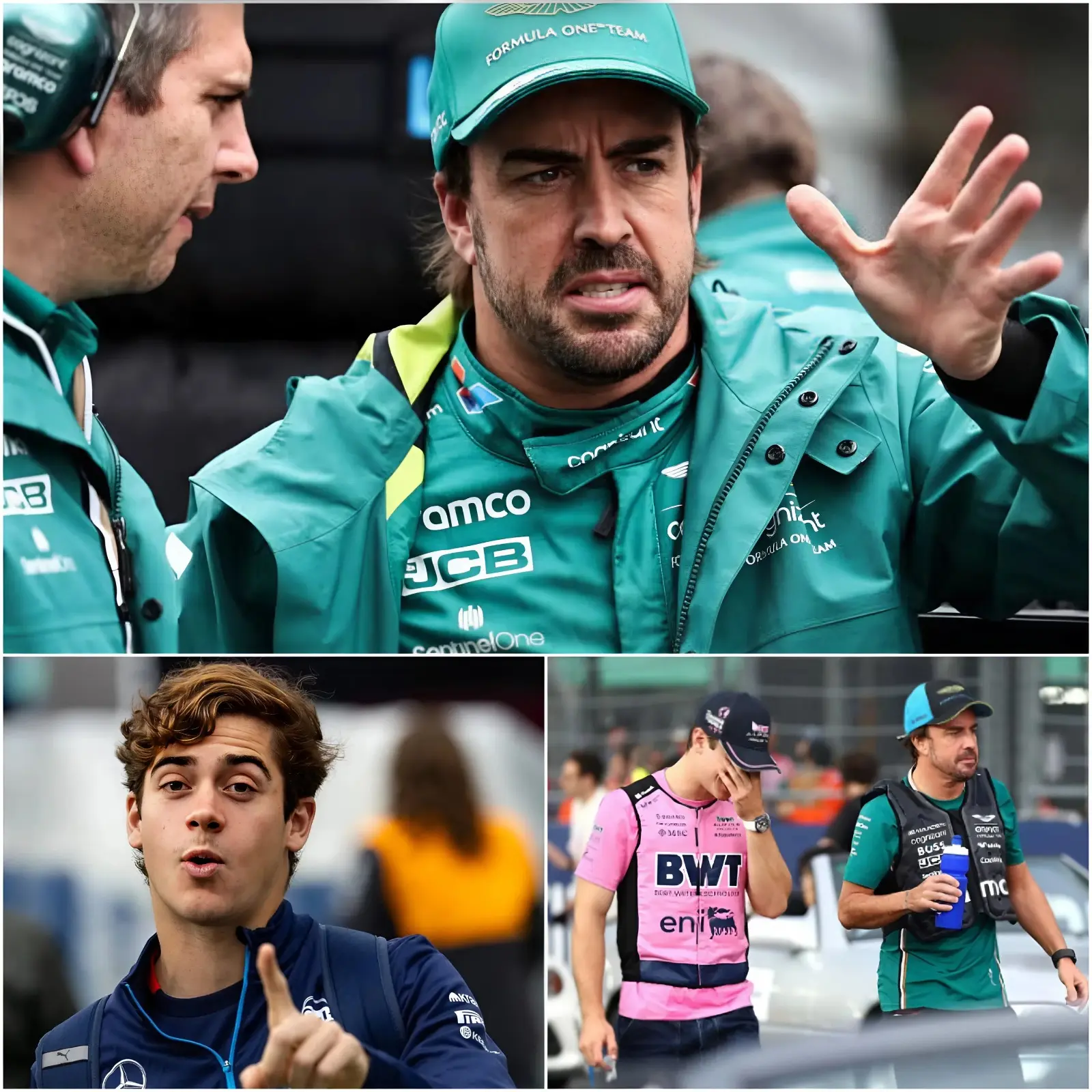 Cover Image for “Honestamente, ya es suficiente. Lo que está pasando con Franco Colapinto en este momento es una VERGÜENZA ABSOLUTA y completamente INACEPTABLE.” Fernando Alonso ha roto el silencio y ha salido públicamente a defender al joven piloto con un mensaje directo y contundente que ha sacudido al mundo del automovilismo: