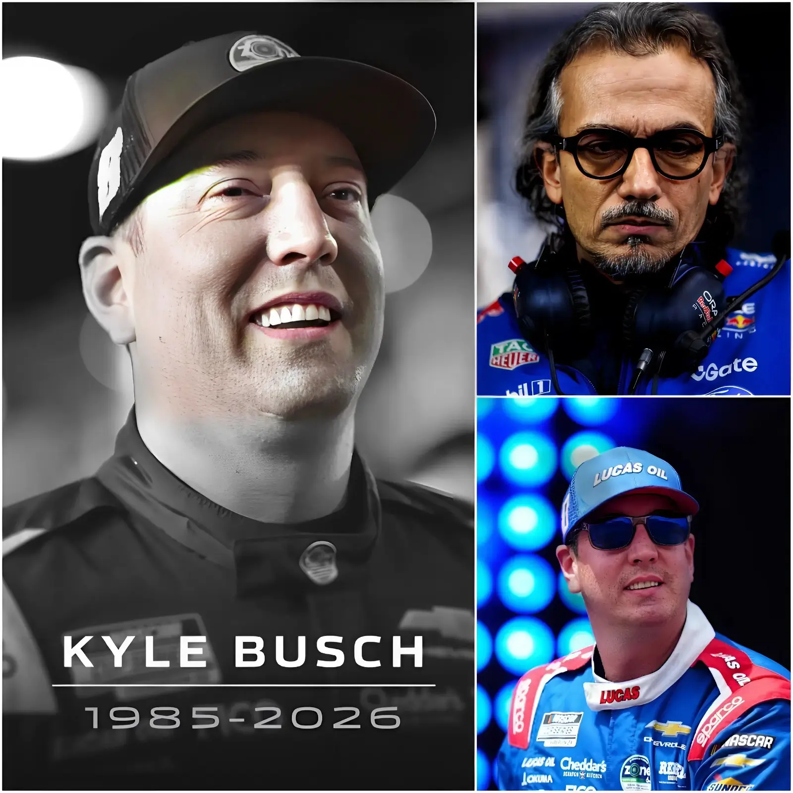 Cover Image for “We are heartbroken!” Ten minutes ago, the entire Oracle Red Bull Racing team offered their deepest condolences to NASCAR star Kyle Busch after learning the sad news of his passing due to illness. Kyle Busch’s wife also confirmed it… See more 👇👇