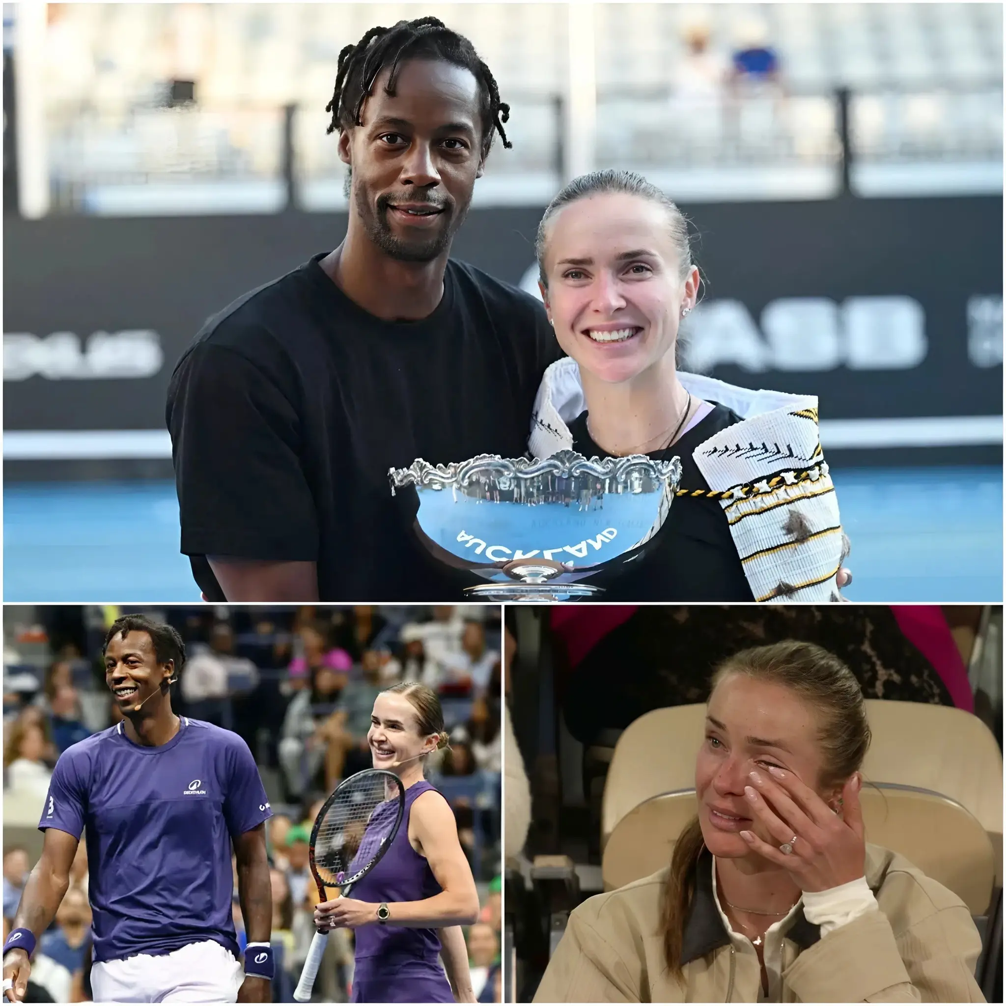 Cover Image for EMOTIONAL 💖 Elina Svitolina broke down in tears during a special tribute held for Gaël Monfils before what could be his final appearance at Roland Garros.