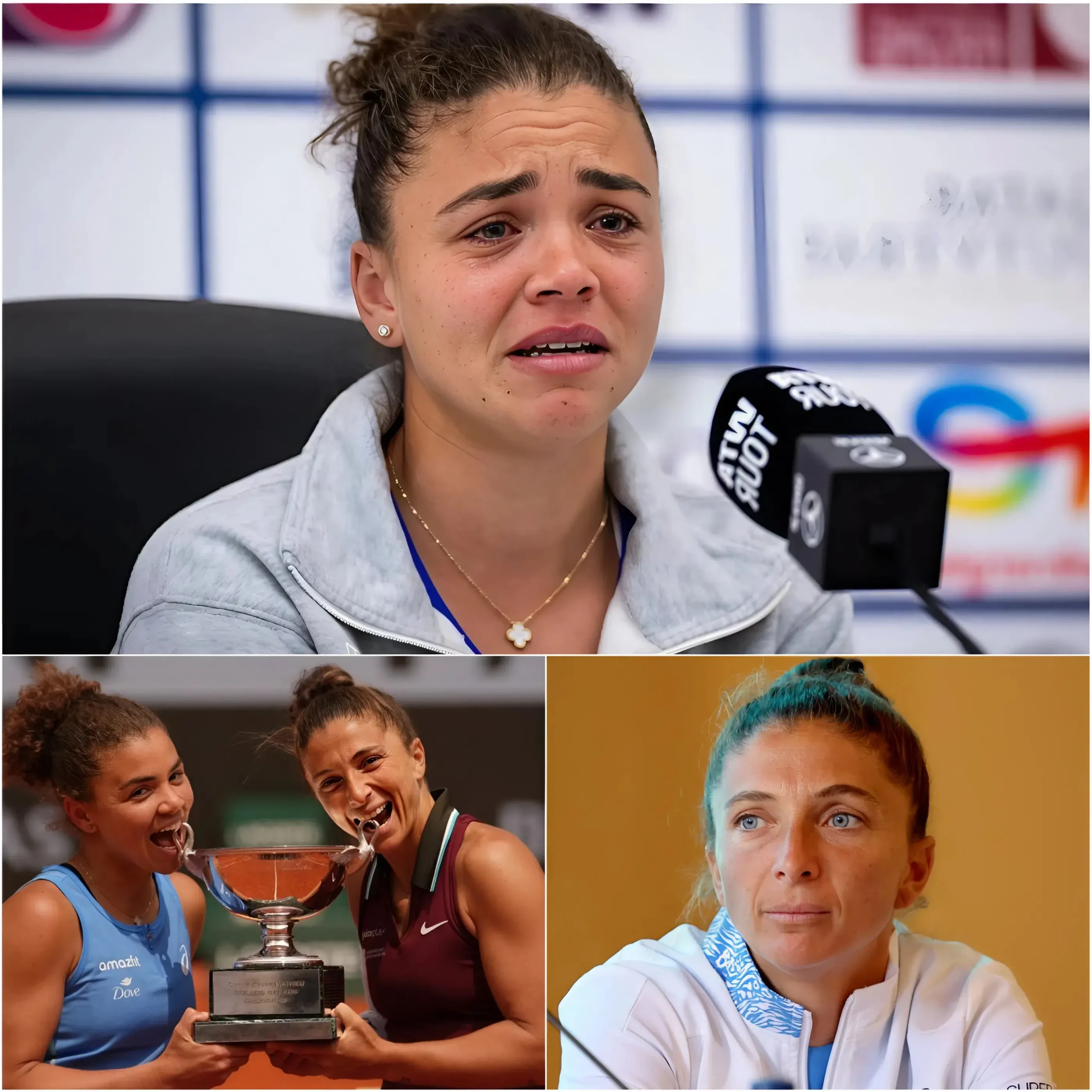 Cover Image for 😱 POCO FA: Jasmine Paolini ha espresso le sue più sentite condoglianze a Sara Errani dopo aver ricevuto la devastante notizia. Poco dopo, la stessa Sara ha confermato pubblicamente quanto accaduto, sconvolgendo e commuovendo profondamente milioni di fan in tutto il mondo.