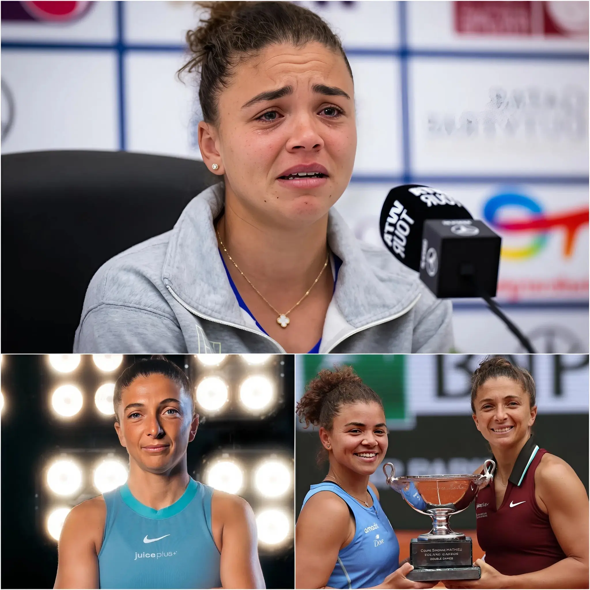 Cover Image for 15 minutes ago: Jasmine Paolini expressed her deepest condolences to Sara Errani following the devastating news. Shortly afterward, Sara herself confirmed the news, shocking and deeply moving millions of fans.