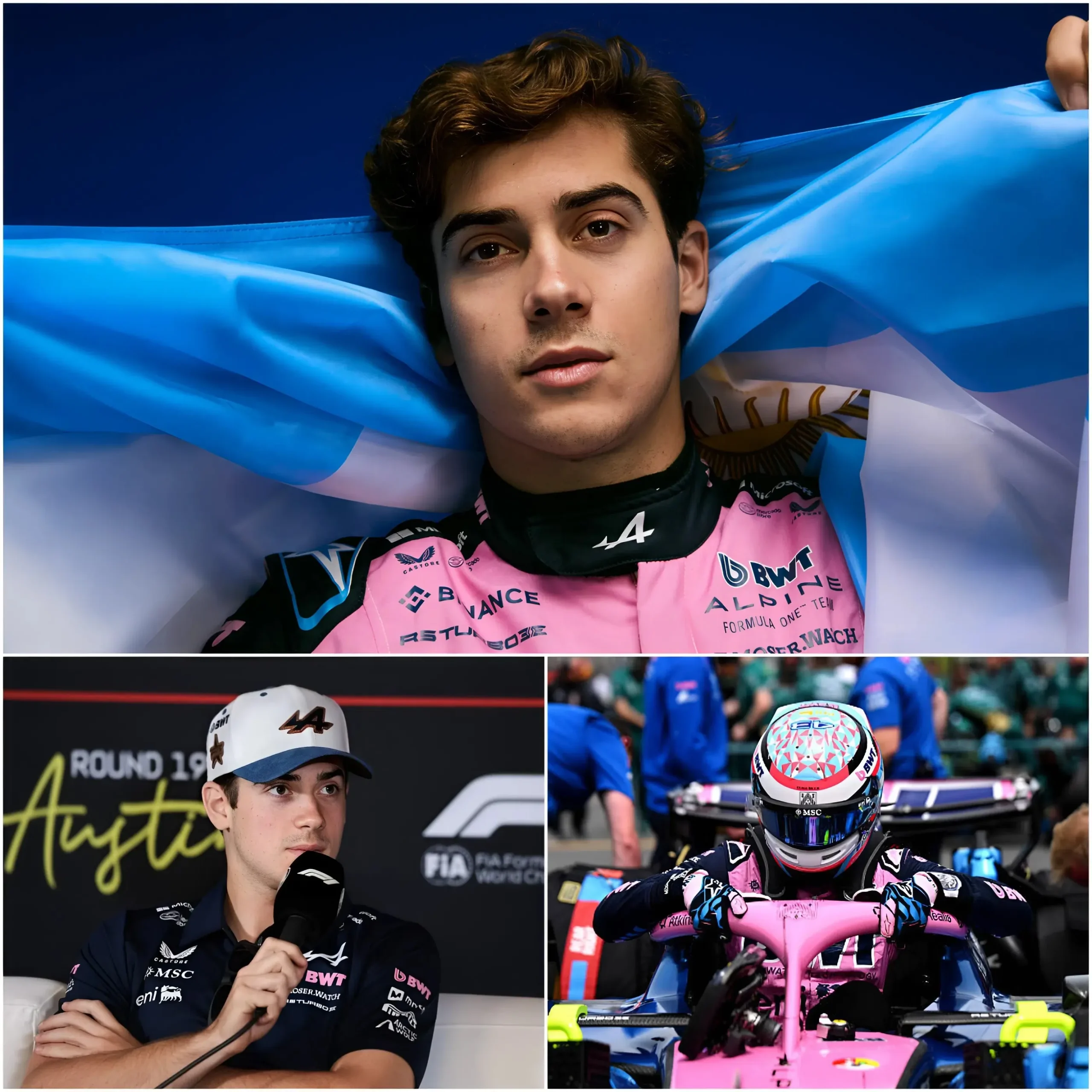 Cover Image for « “¡Voy a luchar con todo mi corazón y toda mi energía en nombre de mi país, Argentina!…” » — Antes del GP de Canadá, Franco Colapinto sorprendió y emocionó profundamente al público al enviar un mensaje lleno de sentimiento hacia su país, Argentina,