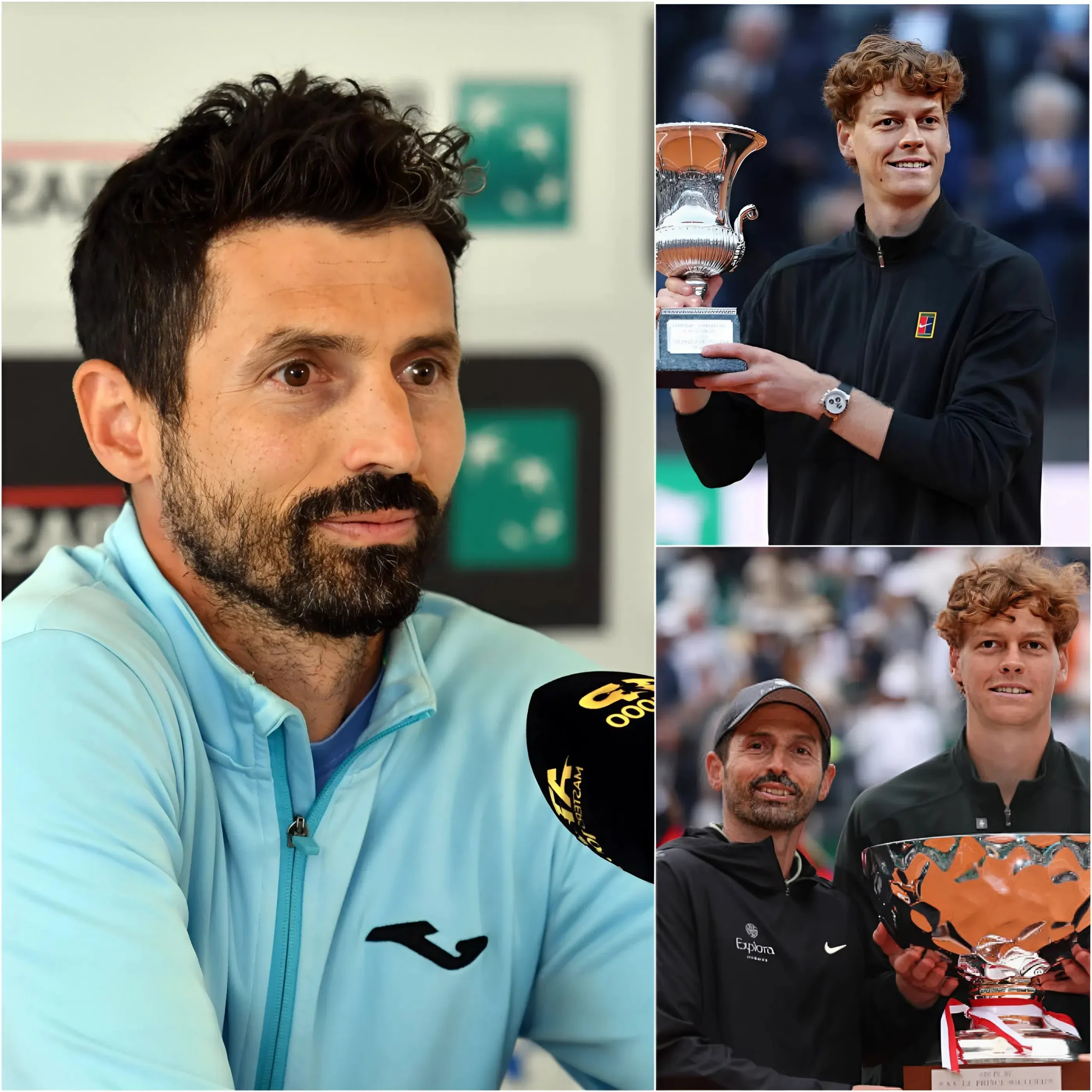 Cover Image for 🔵🚨 “NON HO MAI VISTO UN GIOCATORE COSÌ TALENTUOSO COME LUI DA QUANDO SONO DIVENTATA ALLENATRICE.” — Dopo i sedicesimi di finale del Roland Garros, l’allenatrice di Jannik Sinner, Simone Vagnozzi, ha scioccato il mondo del tennis con le sue commoventi lodi per la stella numero uno del tennis mondiale.