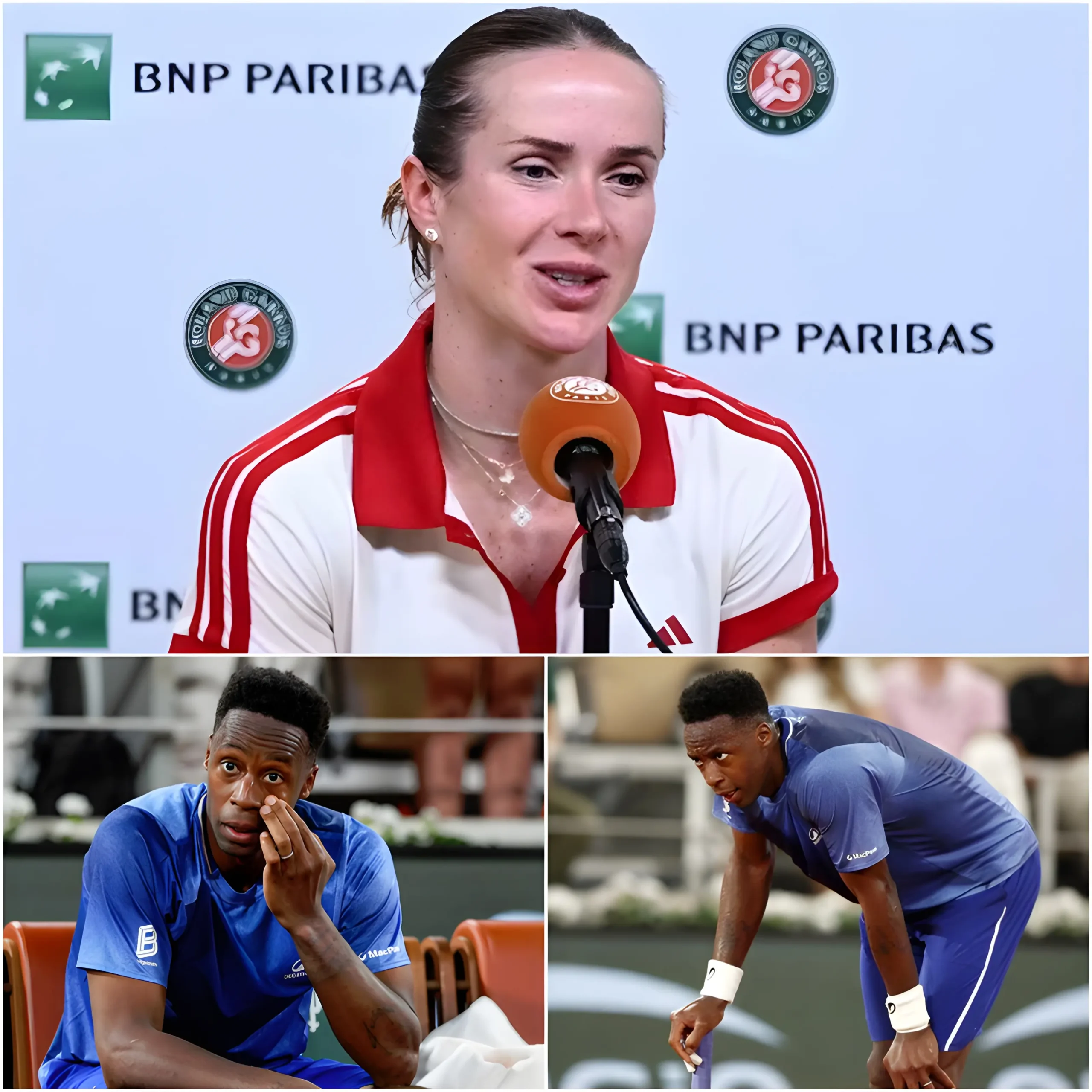 Cover Image for 🚨🎾 “Nadie imagina el INFIERNO que Gaël Monfils tuvo que soportar para convertirse en una verdadera leyenda…” — Elina Svitolina rompió en lágrimas al revelar el doloroso camino y los secretos jamás contados detrás de la carrera de tenis de su esposo.
