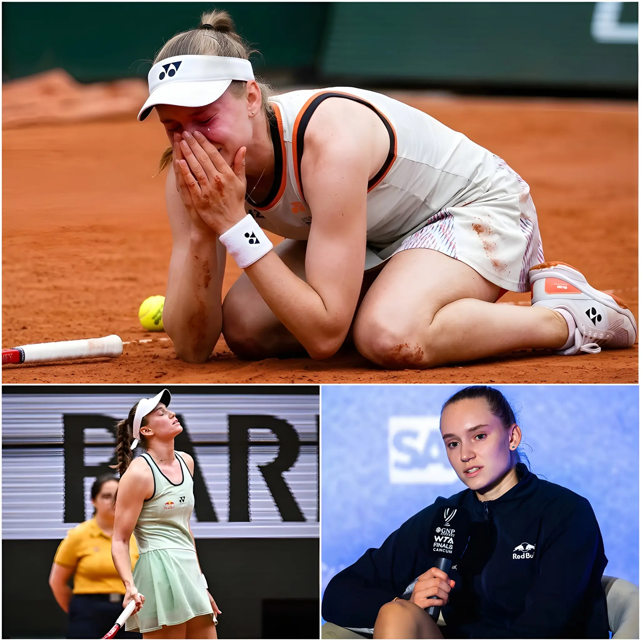 Cover Image for 🥀 An unfulfilled promise on the court: at Roland Garros, Elena Rybakina played the most important match of her life… but no one knew what was happening to her mother… Despite everything, she entered the court. Every strike was no longer about winning… but about keeping a promise: “Mom, one day I will win a title… so you can see…”