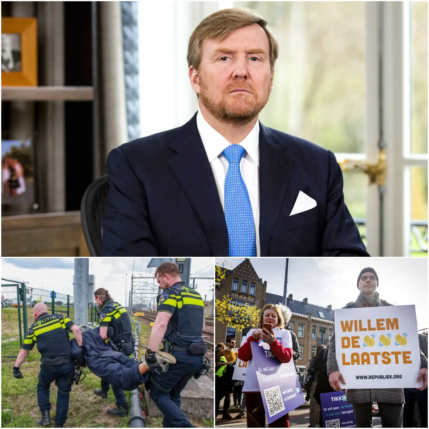 Cover Image for 😱 Koning doet schokkende uitspraak over asielprotesten — Nederland ontploft van woede. De reactie van het Nederlandse volk