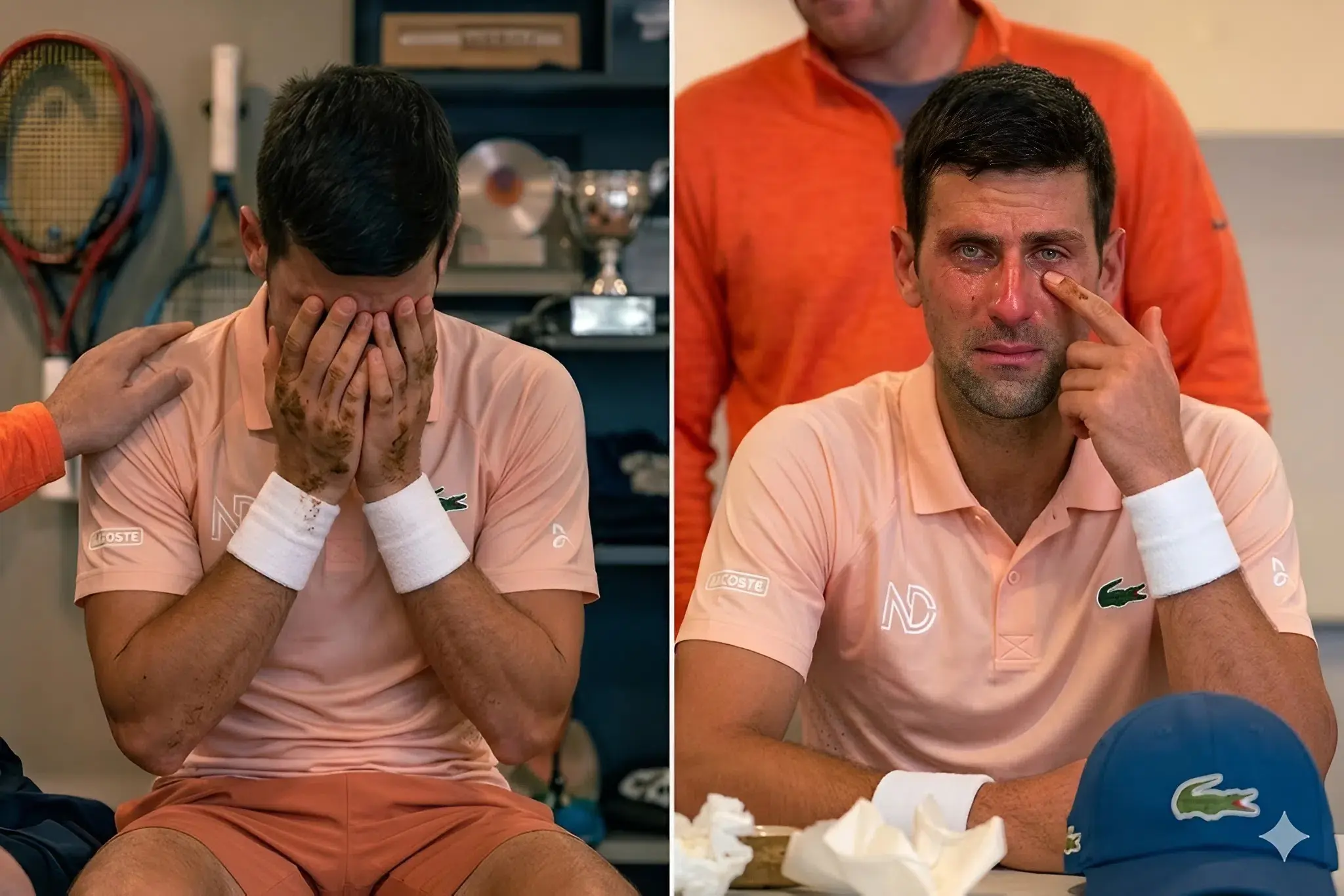 Cover Image for 🚨🚨 HACE 30 MINUTOS EN PARÍS: tras su partido de primera ronda en Roland-Garros, Novak Djokovic HA SIDO OFICIALMENTE CONFIRMADO COMO…