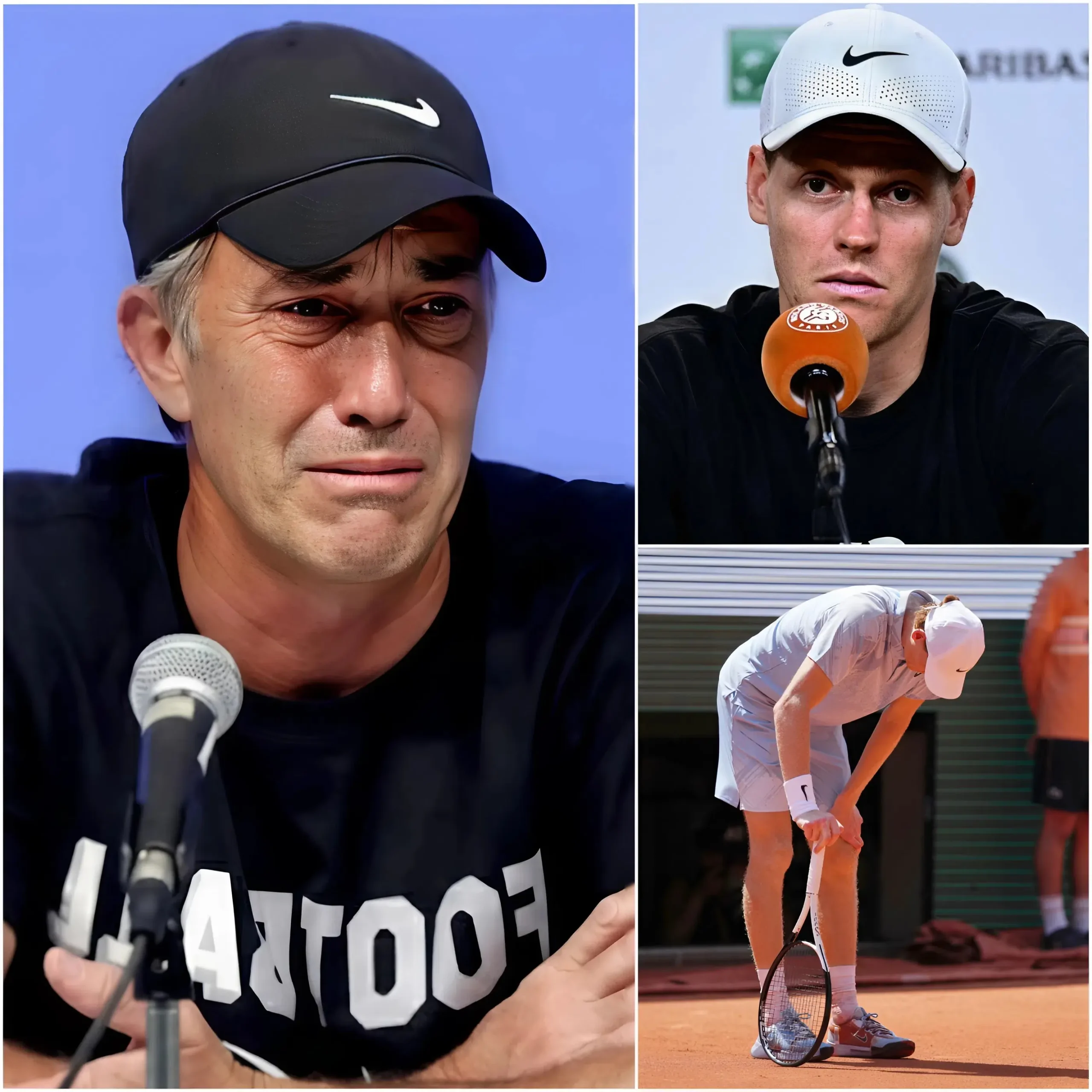 Cover Image for 🚨 NOUVELLE DÉCHIRANTE — Il y a quelques instants à peine, l’entraîneur Darren Cahill a pris la parole, demandant à tout le monde de le critiquer lui plutôt que Jannik Sinner, après que le numéro 1 mondial a été violemment attaqué par la communauté du tennis suite à sa défaite expéditive contre Juan Manuel Cerúndolo au deuxième tour de Roland-Garros.