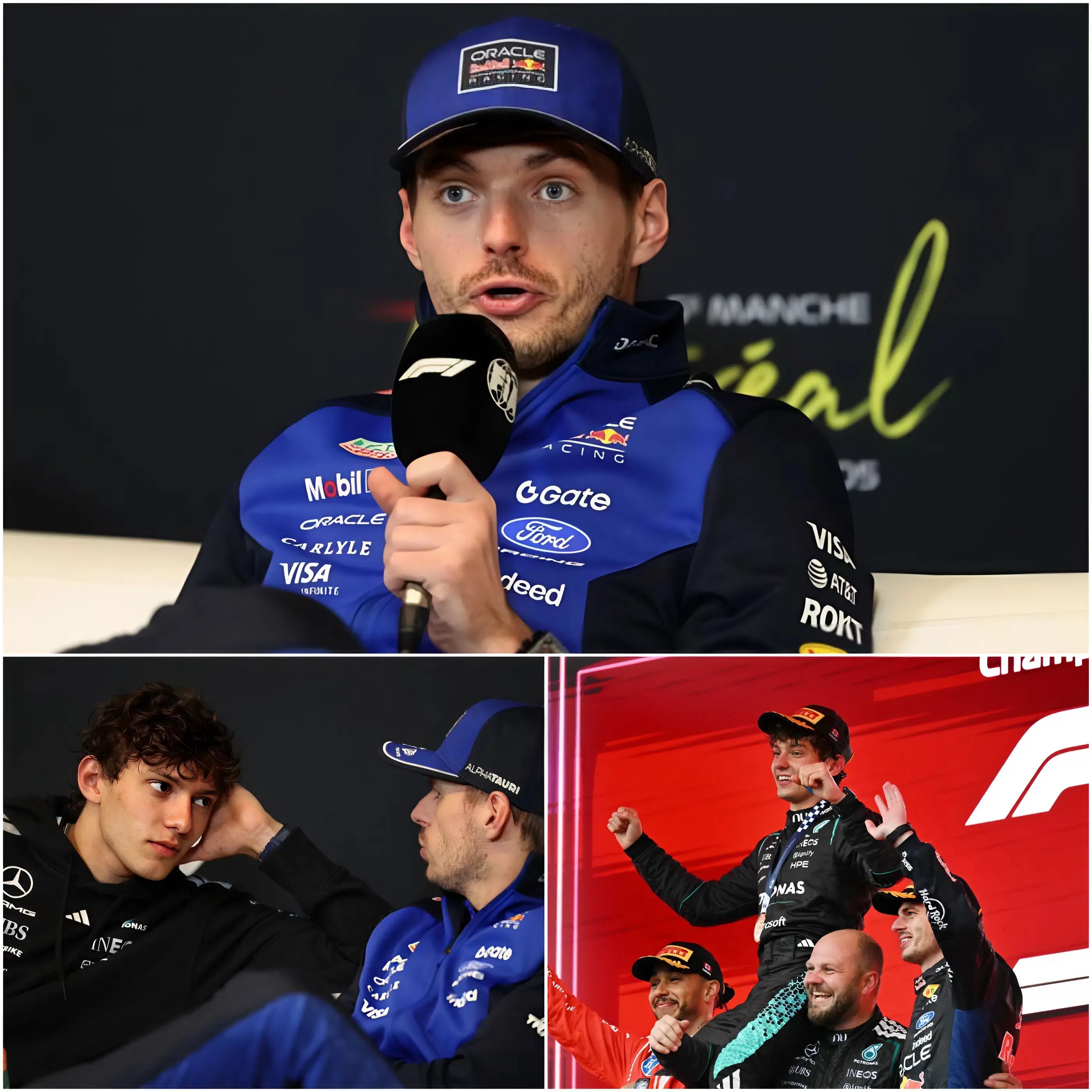Cover Image for 🚨BREAKING NEWS: “C’ÉTAIT POUR LE DÉMORALISER, COMME ILS L’ONT FAIT AVEC MOI !” Max Verstappen a enfin rompu son silence sur la vague de critiques visant Kimi Antonelli après la choquante polémique du Grand Prix du Canada.