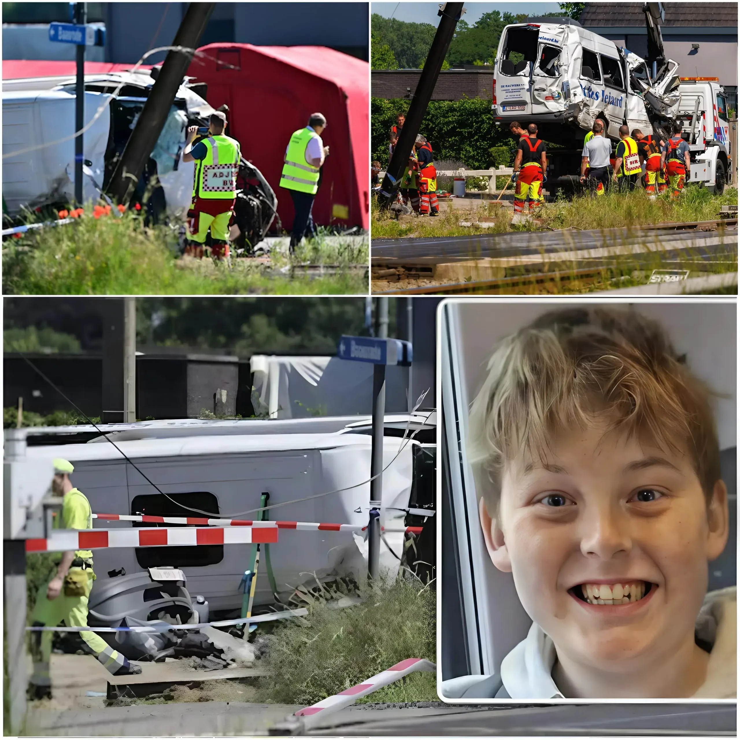Cover Image for Tragedie in Buggenhout: Moeder van 14-jarige Ian beschuldigt machinist na dodelijke aanrijding schoolbus, terwijl De Lijn zwijgt over schokkende camerabeelden van defecte overweg en spoorbomen. Wie draagt de verantwoordelijkheid voor deze fatale valstrik? Ontdek de volledige waarheid in de comments.