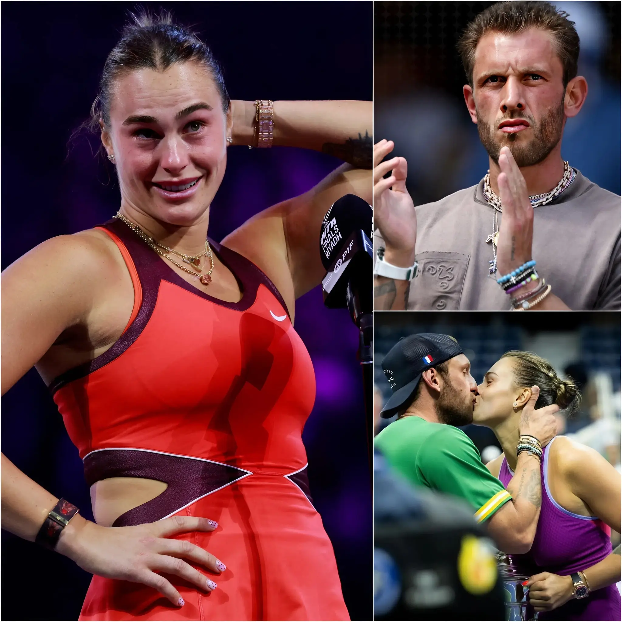 Cover Image for Just after her emotional victory in the first round of Roland-Garros, Aryna Sabalenka did not celebrate as everyone expected. He didn’t raise his arms for a long time, nor did he immediately run towards his team. Instead… he turned his gaze towards the stands.
