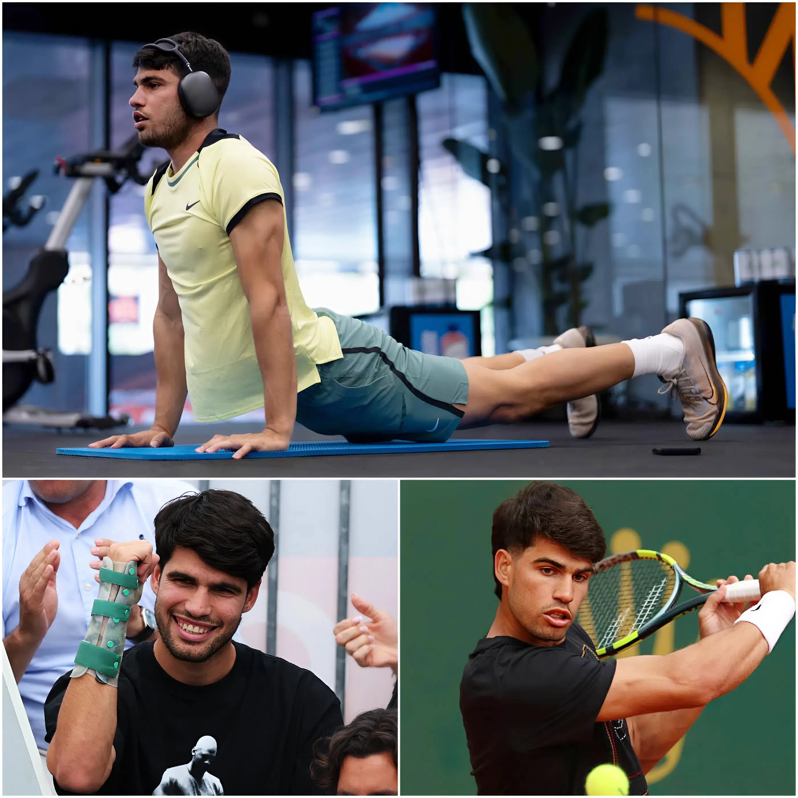 Cover Image for 🏸💪 On dit que Carlos Alcaraz utilise une méthode d’entraînement « jamais vue auparavant » dans le cadre de sa récupération après une blessure, attirant l’attention de tout le monde du tennis.