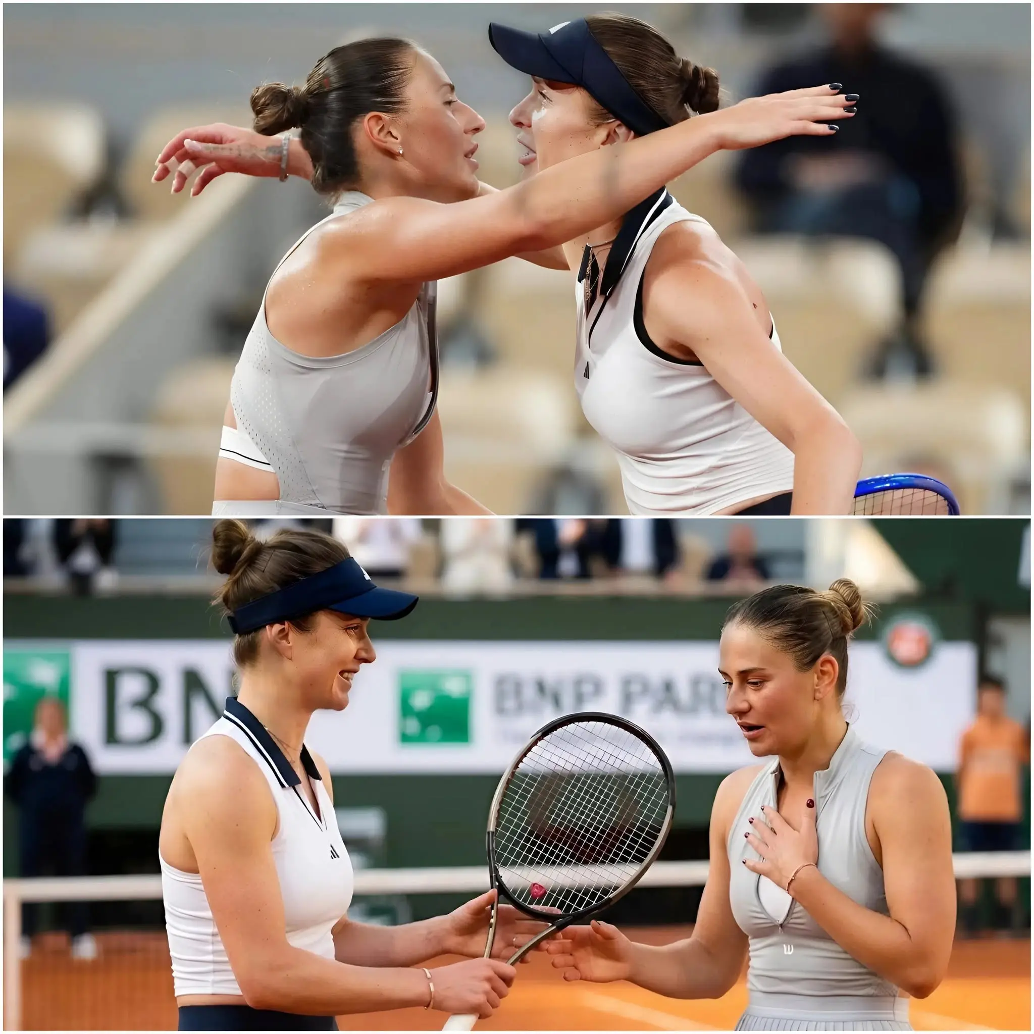 Cover Image for 🏸💙 EXCITING NEWS: Everyone thought that the match between Elina Svitolina and Marta Kostyuk had ended like any other tennis match.