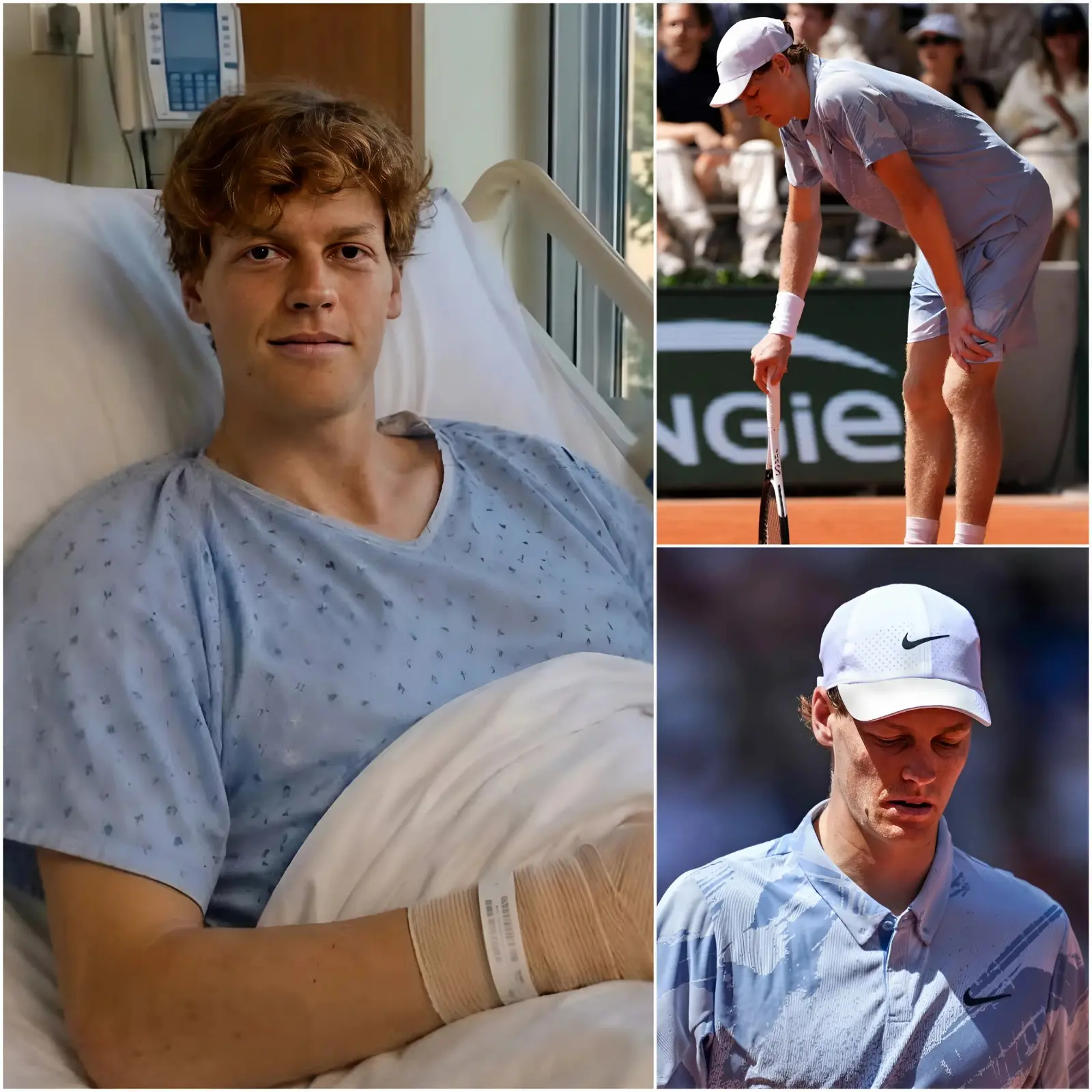 Cover Image for 🚨 AGGIORNAMENTO POSITIVO su Jannik Sinner: Dopo una campagna al Roland Garros 2026 estenuante e straziante che lo ha